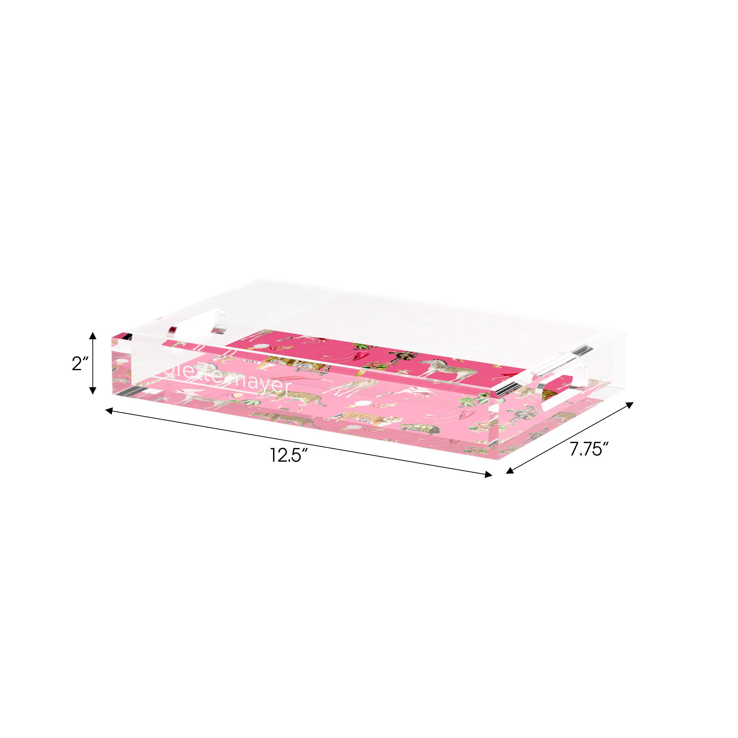 Exotix Cherry 12.5X7.75 Acrylic Tray - nicolettemayer.com