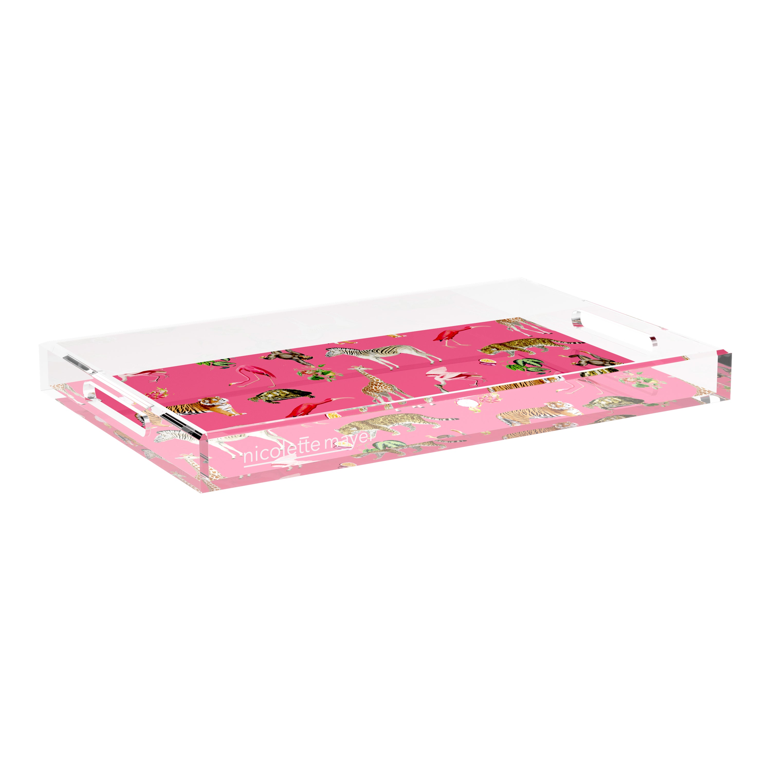 Exotix Cherry 22.5X14.5 Acrylic Tray - nicolettemayer.com