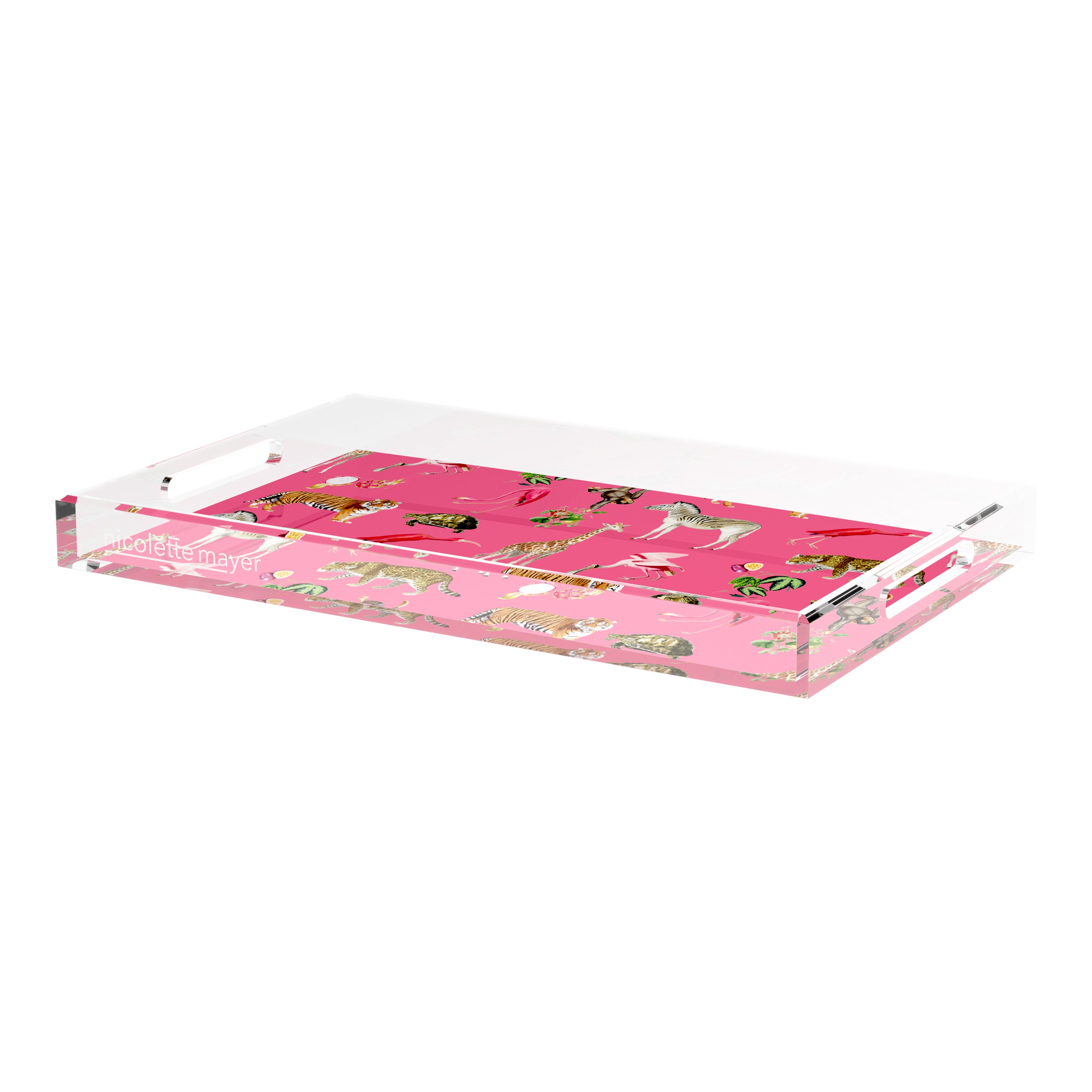 Exotix Cherry 22.5X14.5 Acrylic Tray - nicolettemayer.com