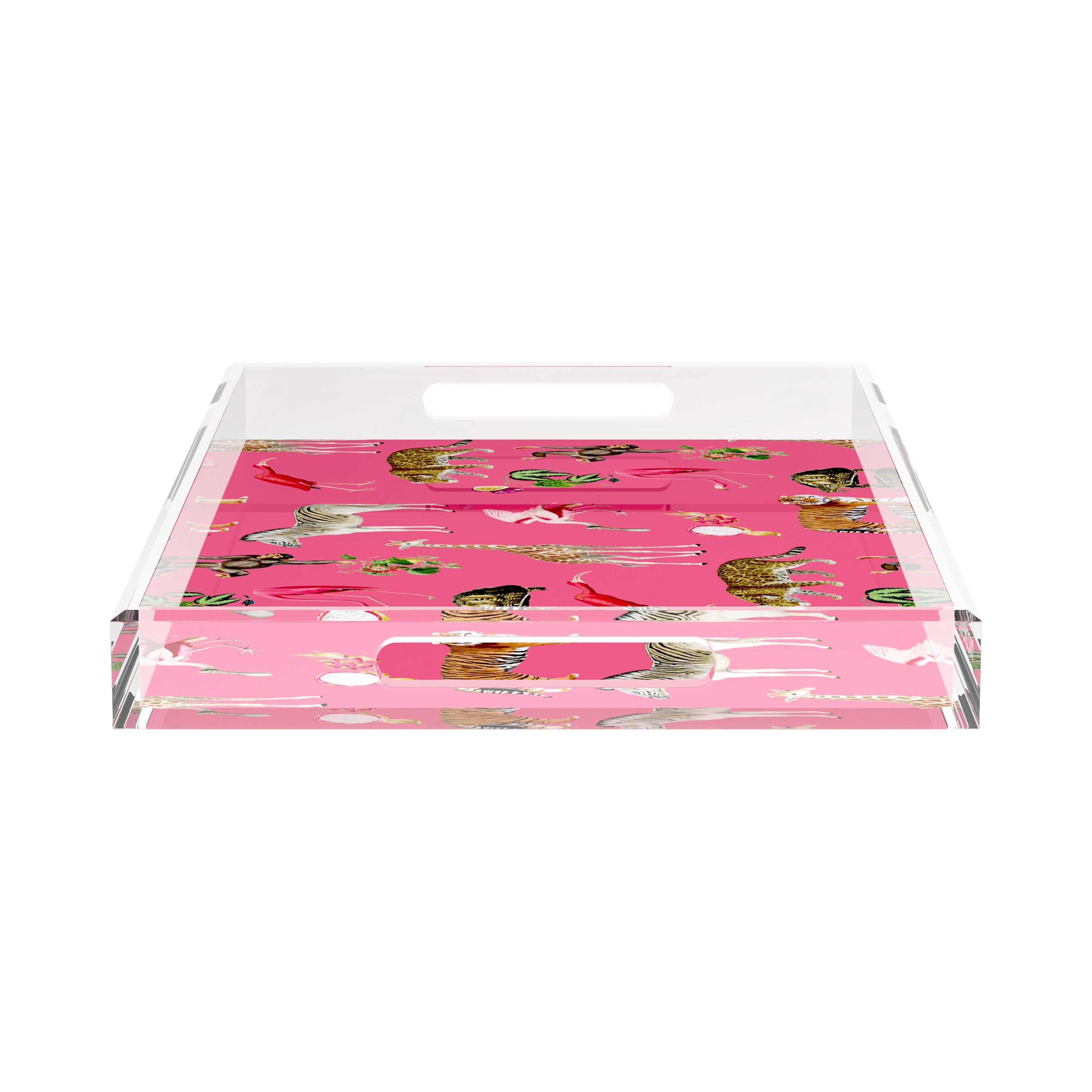 Exotix Cherry 22.5X14.5 Acrylic Tray - nicolettemayer.com