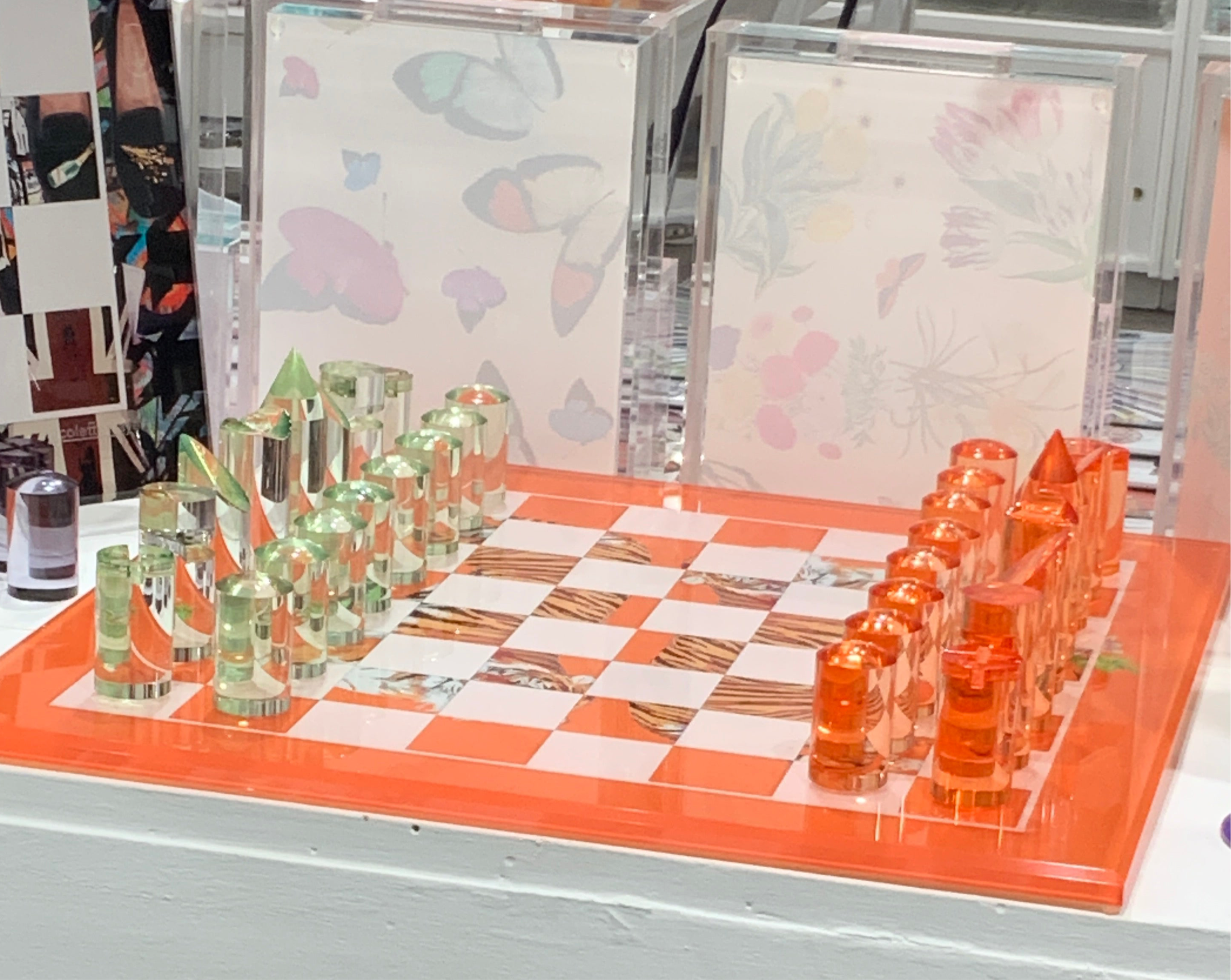 Tiger Seeing Double Orange Chess