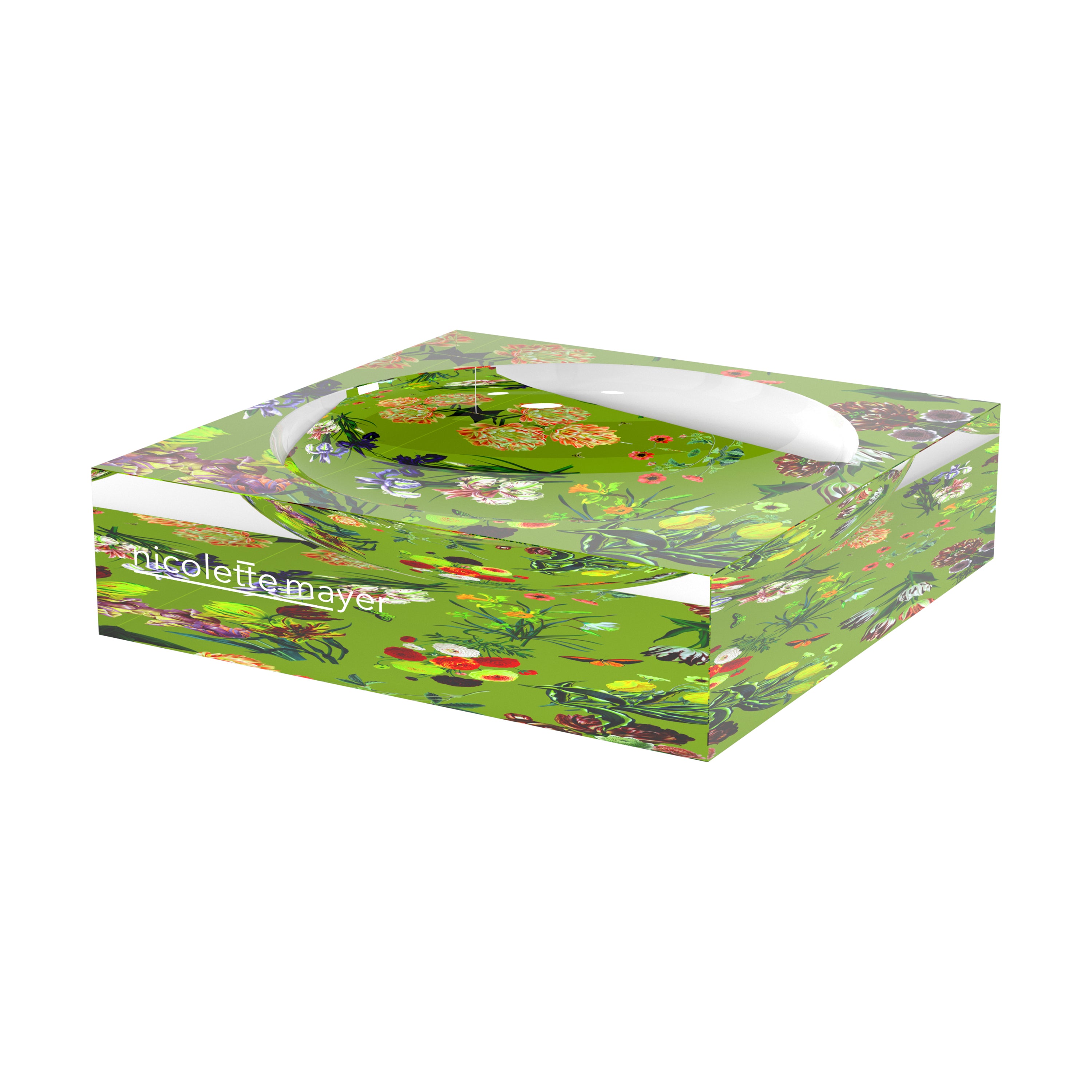 Flora Fauna Fontana Acrylic Candy Catchall Dish