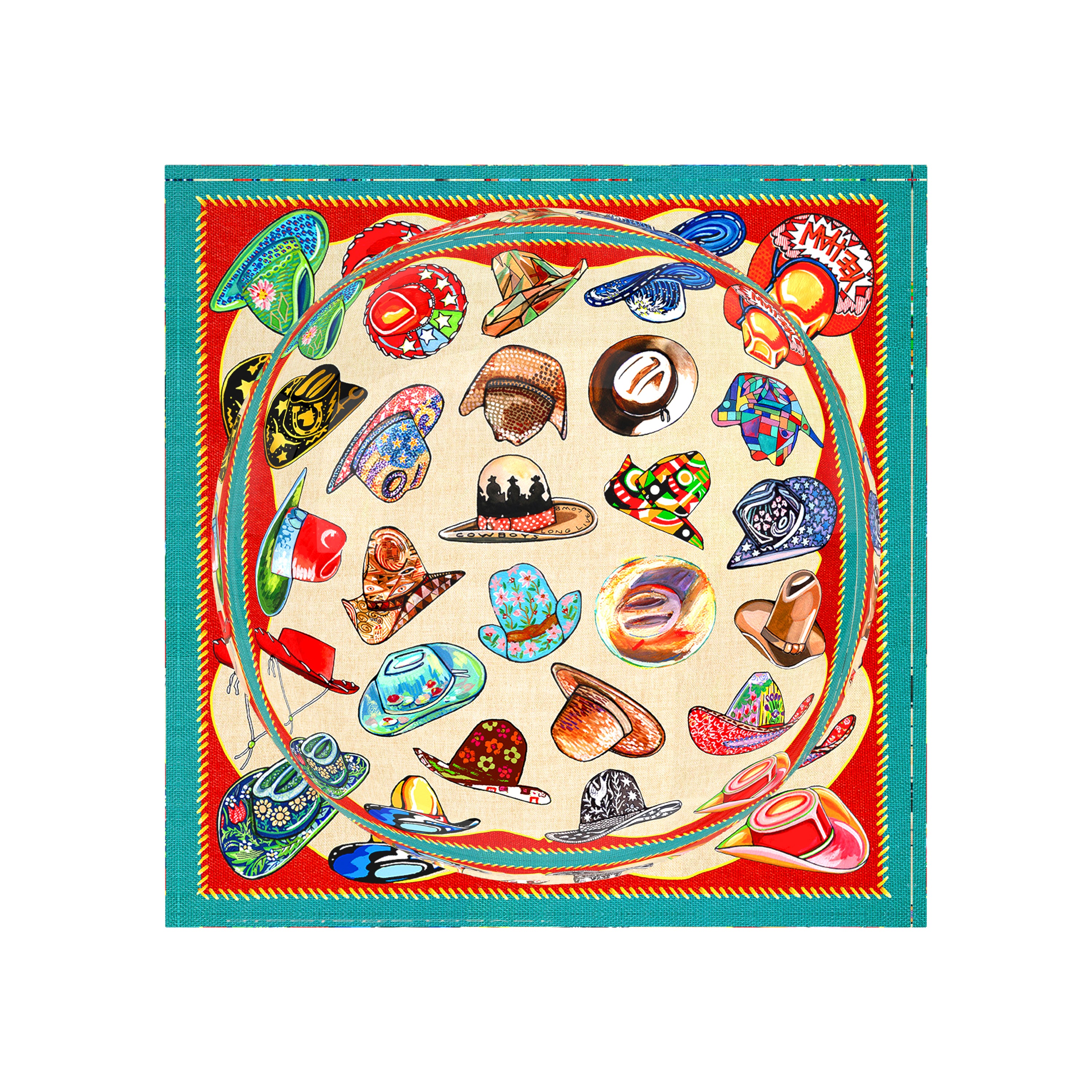 Gallon Hat XOXO Acrylic Candy Catchall Dish - nicolettemayer.com