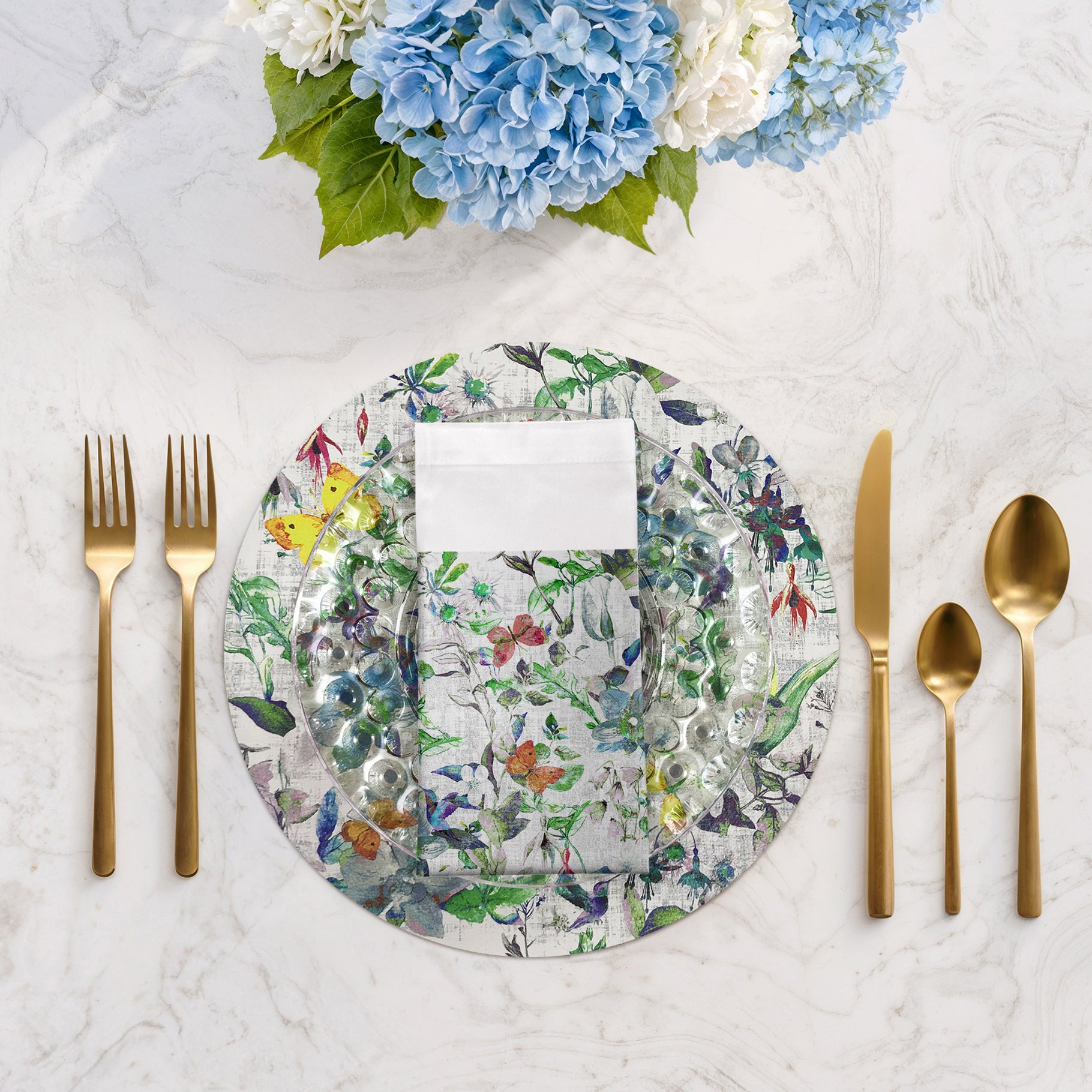 Garden Fantasia Cotton Sateen Dinner Napkins