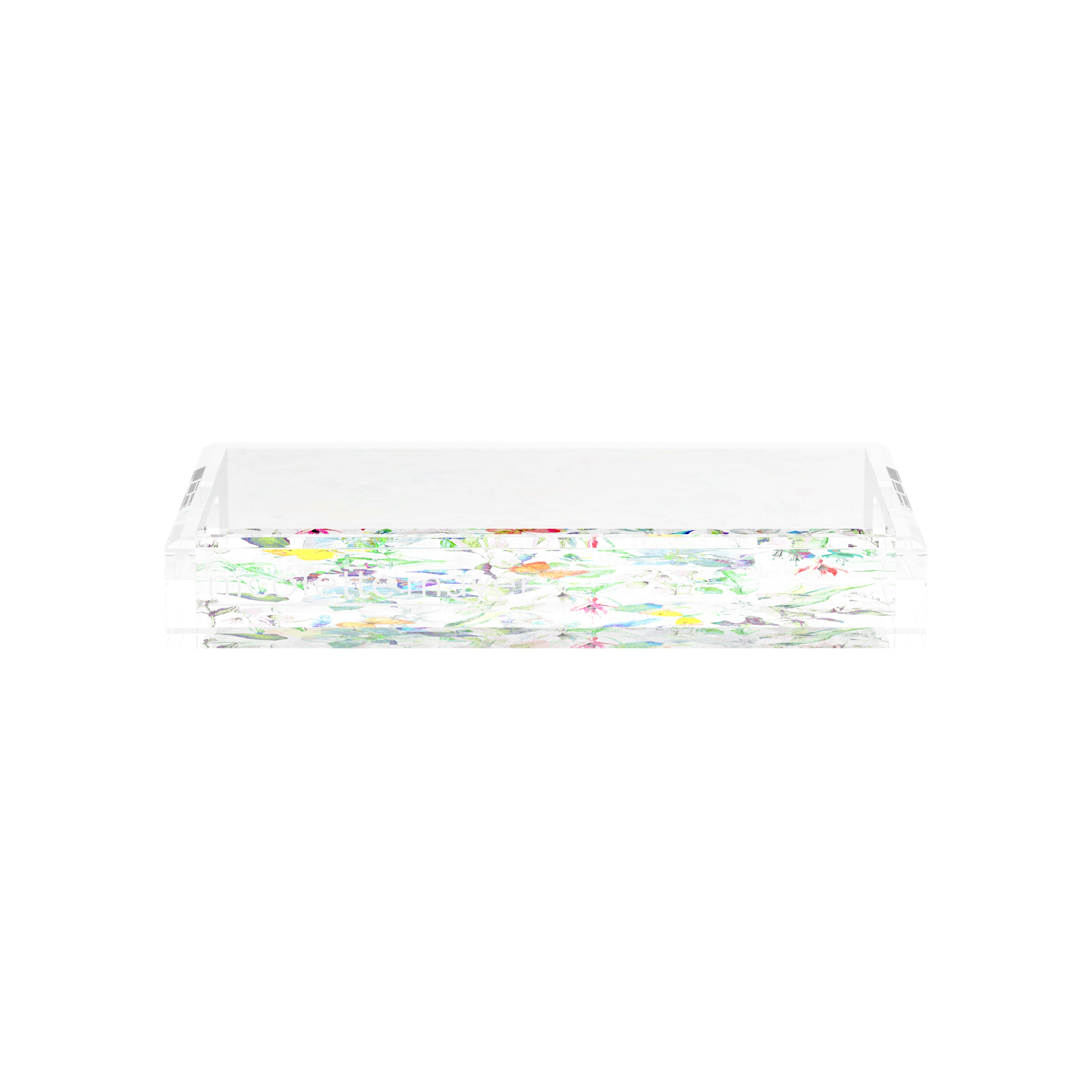 Garden Fantasia 12.5X7.75 Acrylic Tray - nicolettemayer.com