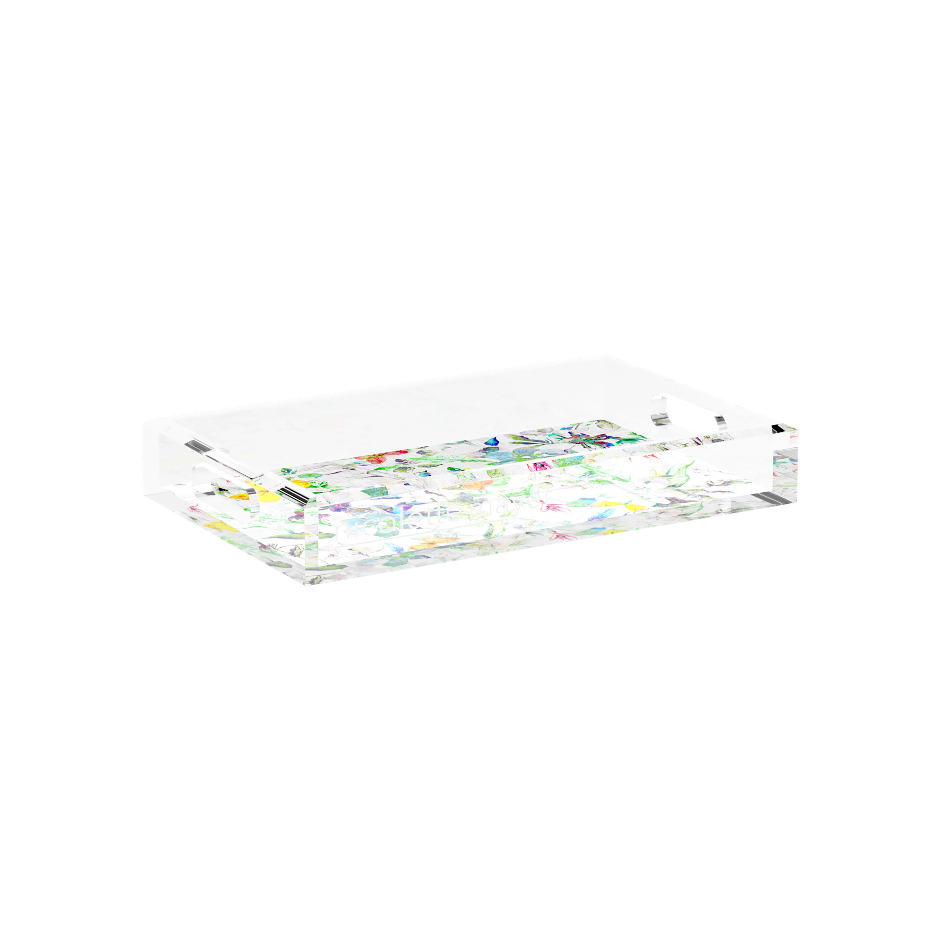 Garden Fantasia 12.5X7.75 Acrylic Tray - nicolettemayer.com