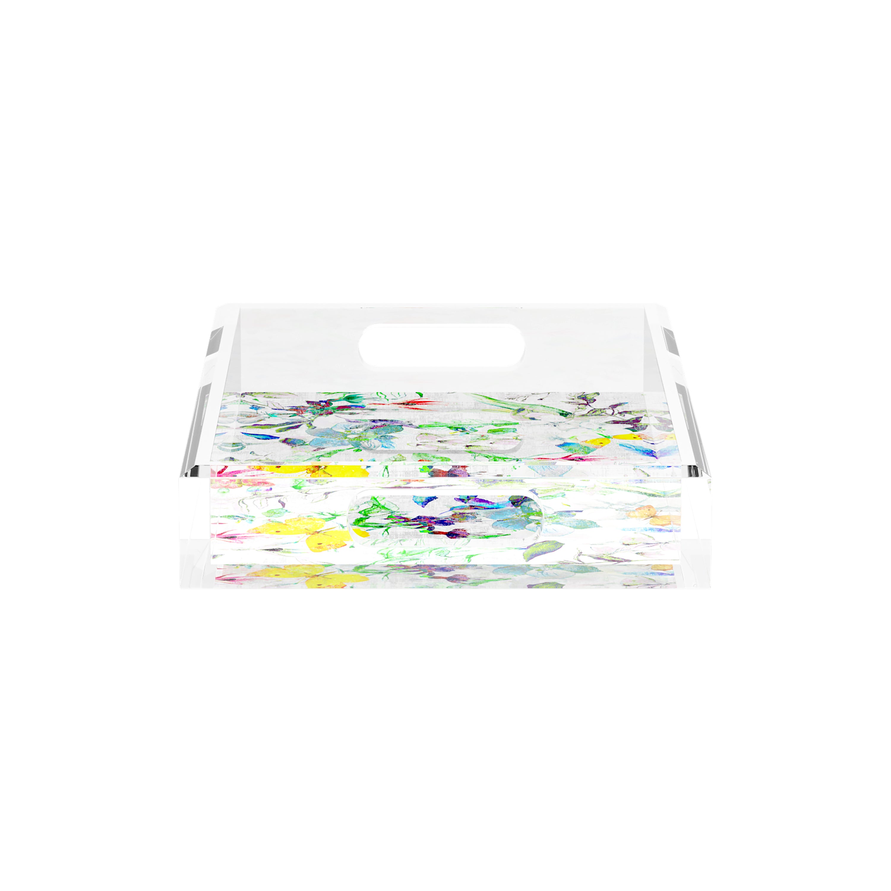 Garden Fantasia 12.5X7.75 Acrylic Tray - nicolettemayer.com