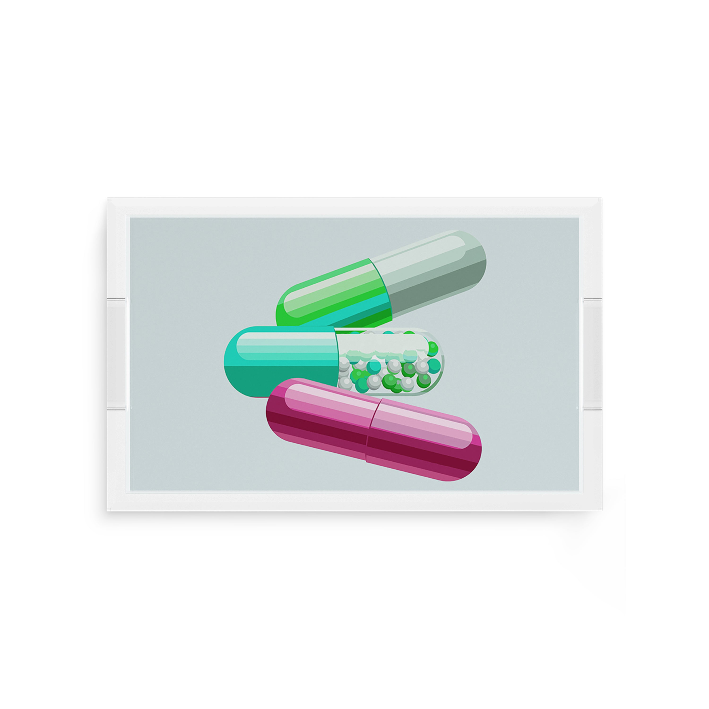 Get Millions of Followers 12.5X7.75 Acrylic Tray - nicolettemayer.com