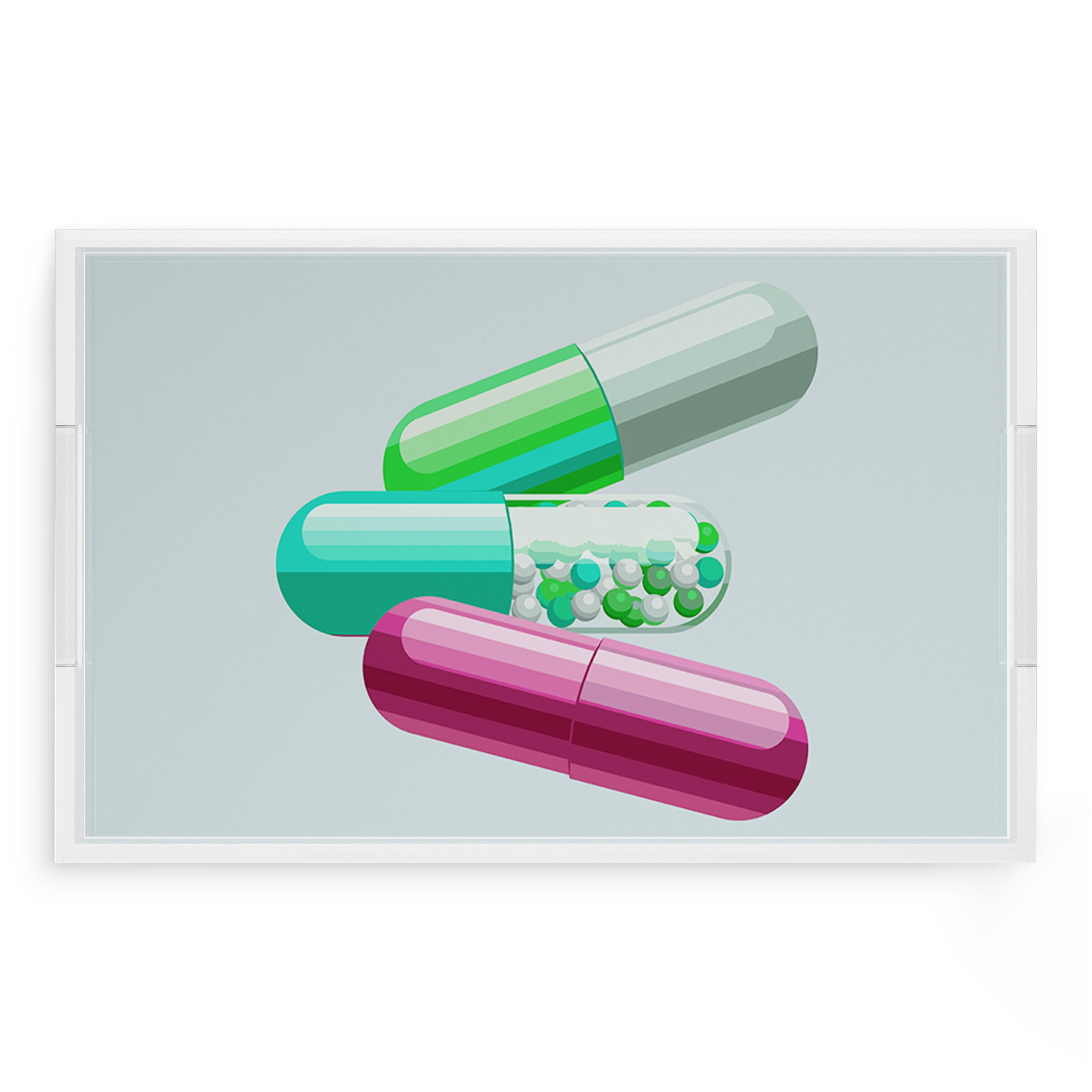 Get Millions of Followers 22.5X14.5 Acrylic Tray - nicolettemayer.com