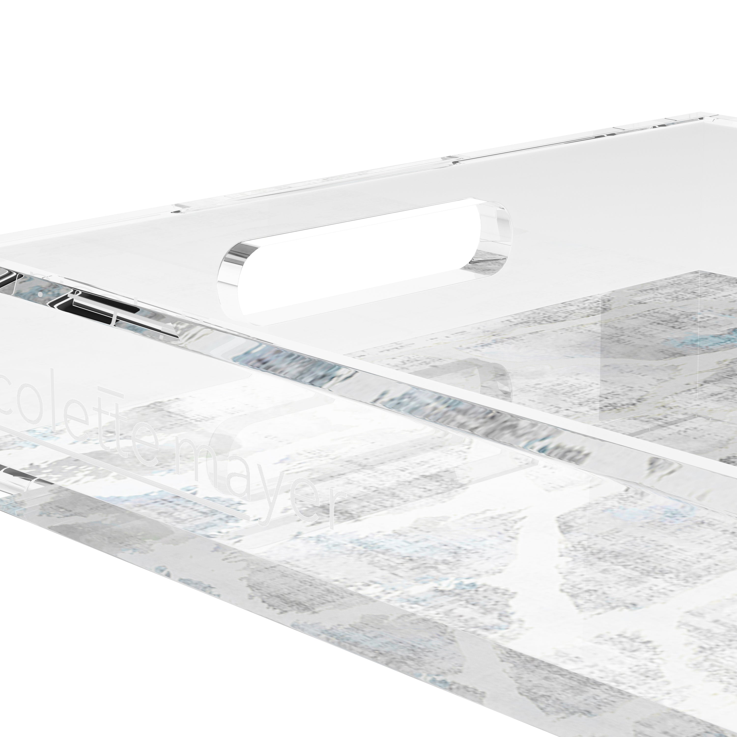 Giraffe Opulence 17X10.5 Acrylic Tray - nicolettemayer.com