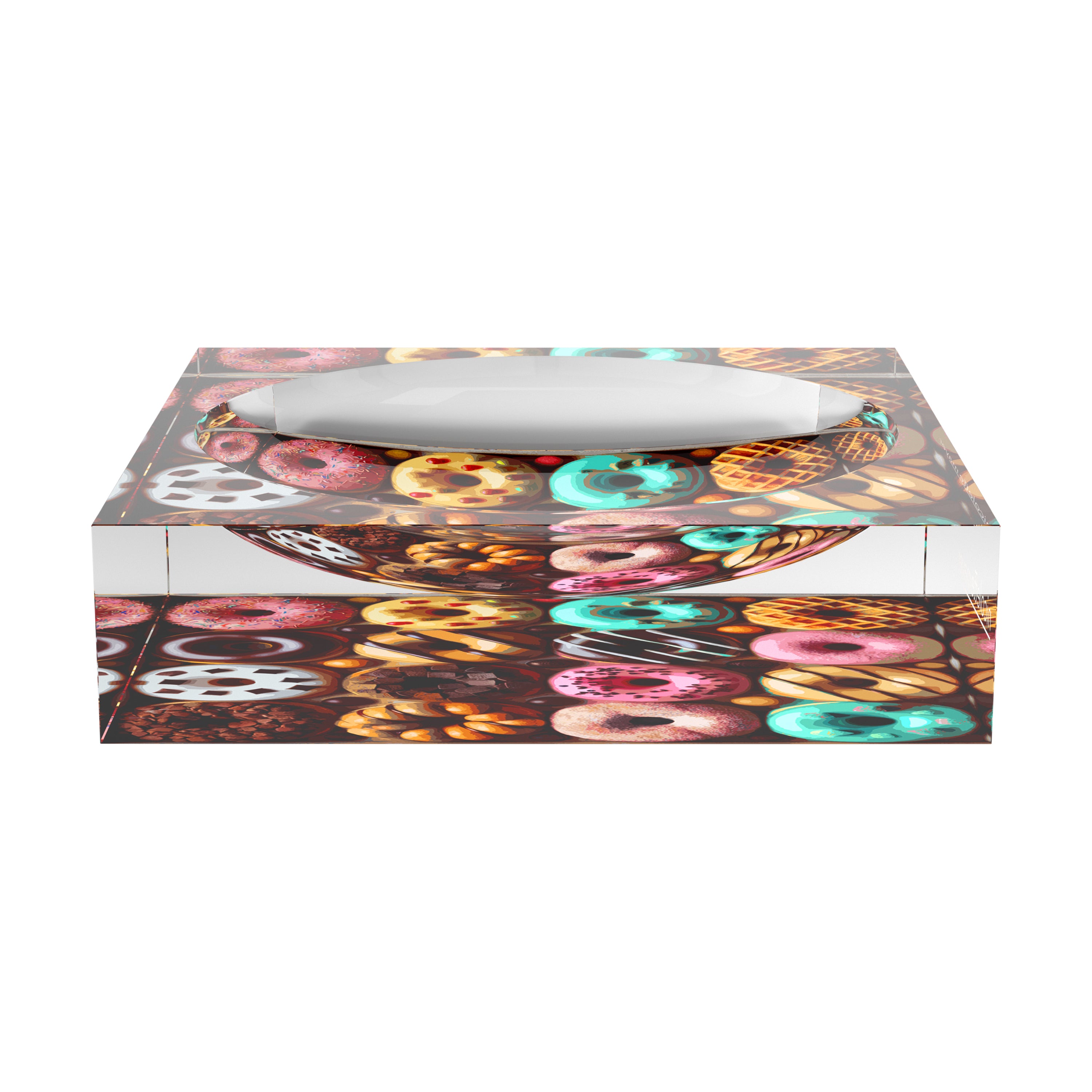 Glazed Donuts Acrylic Candy Catchall Dish