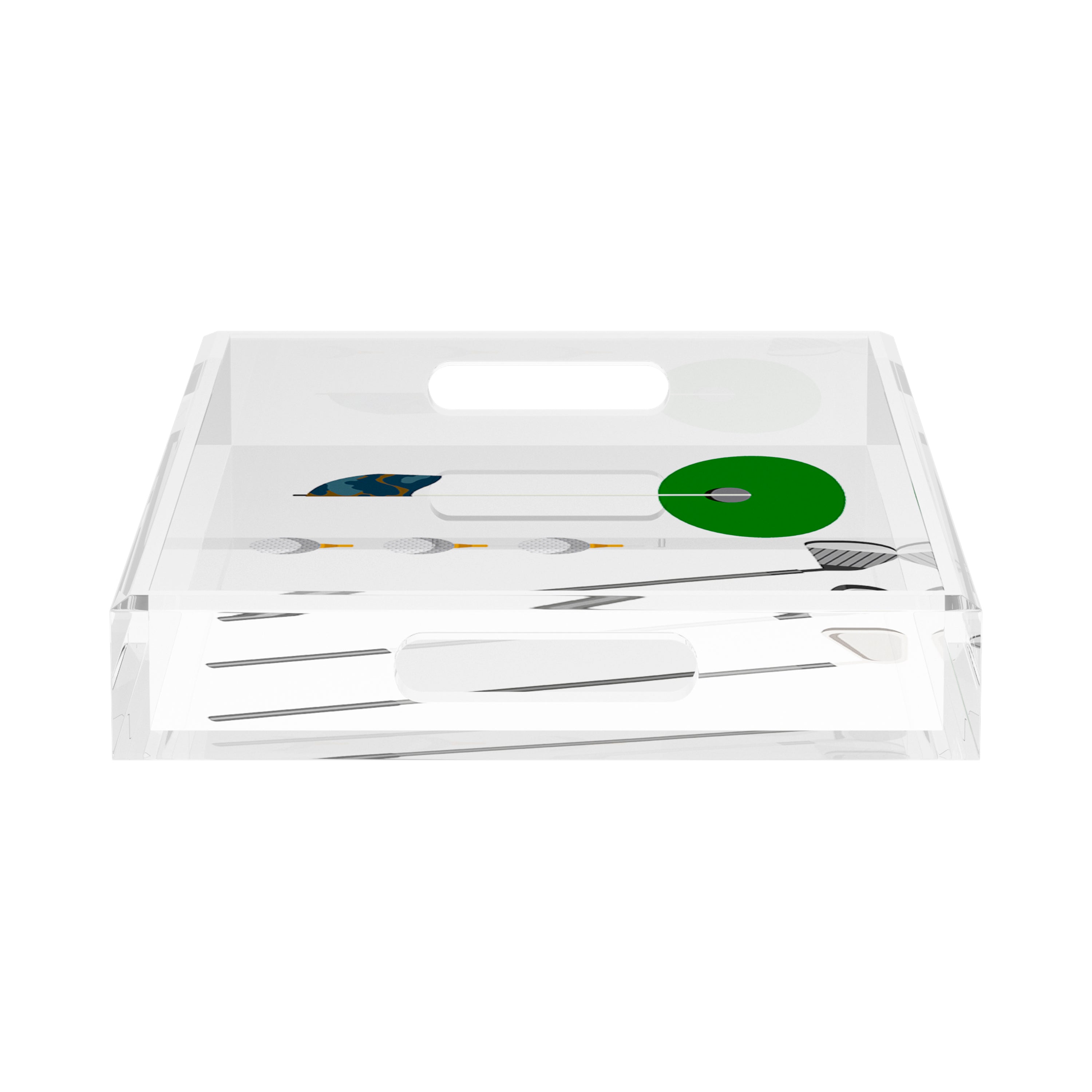 Goft 17X10.5 Acrylic Tray - nicolettemayer.com