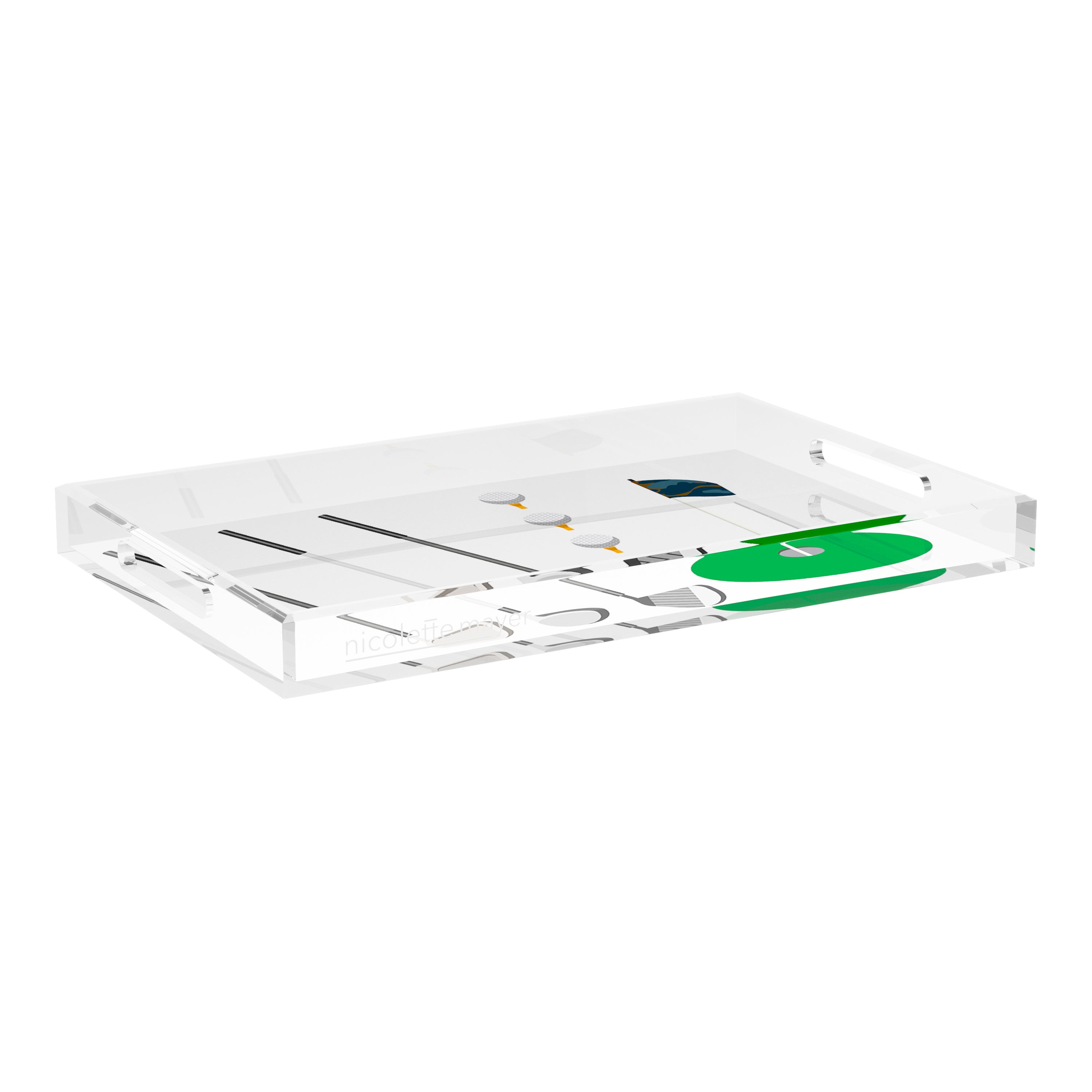 Goft 22.5x14.5 Acrylic Tray - nicolettemayer.com