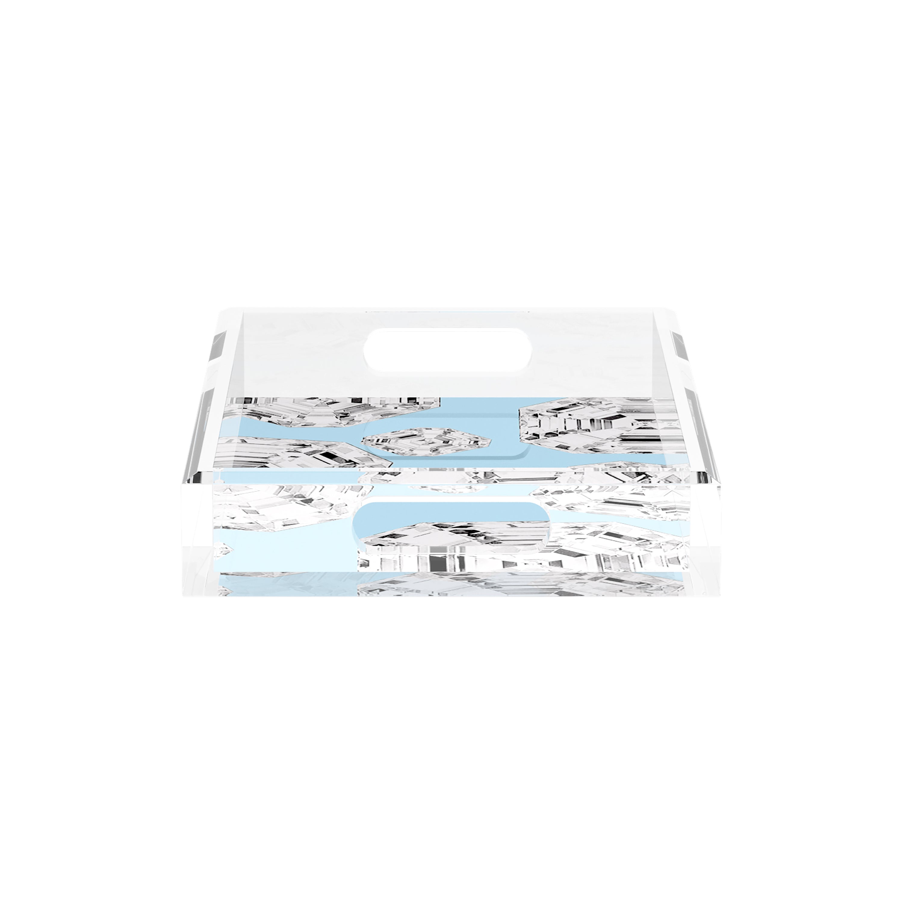 Got Rocks Gemstone Wedge 12.5X7.75 Acrylic Tray - nicolettemayer.com