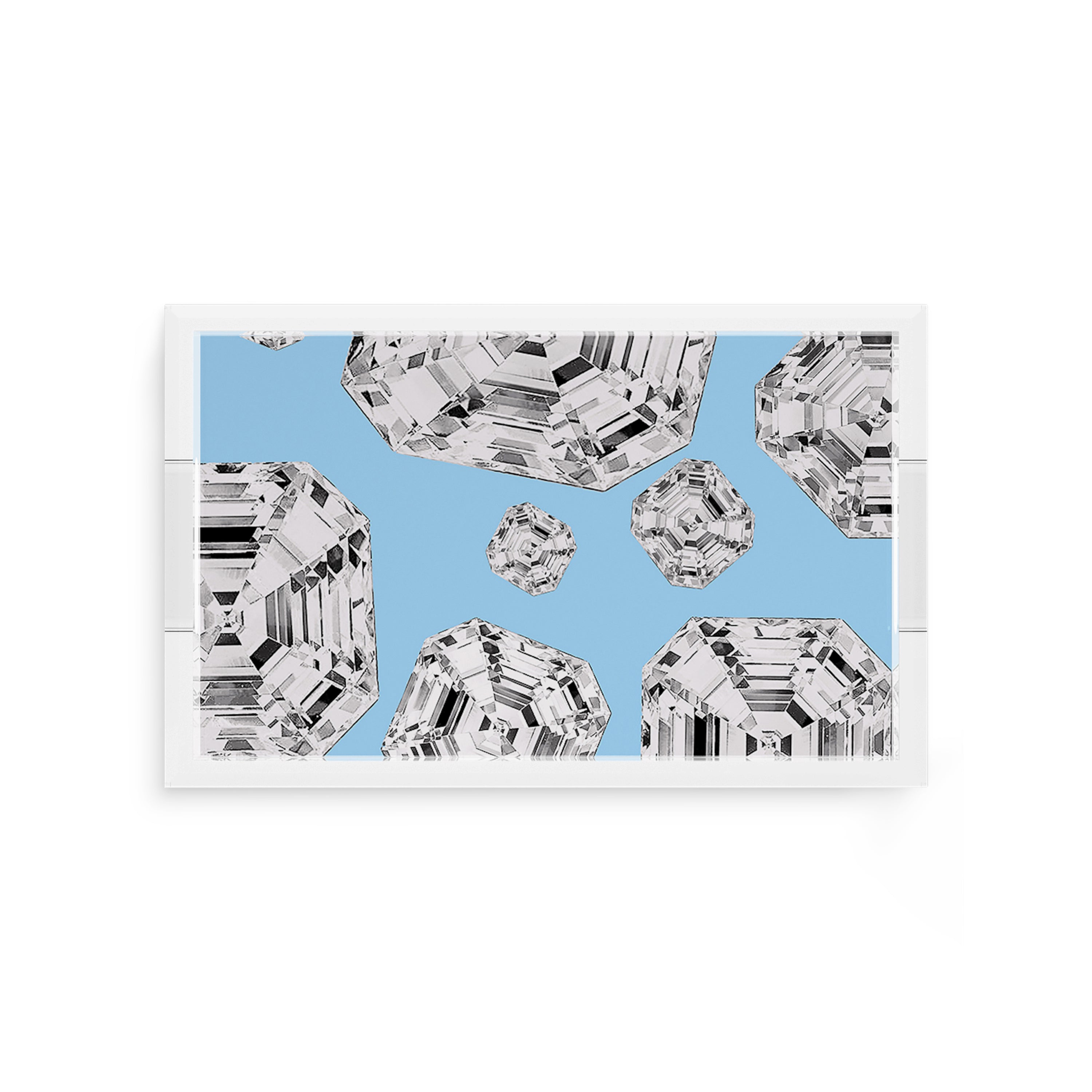 Got Rocks Gemstone Wedge 12.5X7.75 Acrylic Tray - nicolettemayer.com