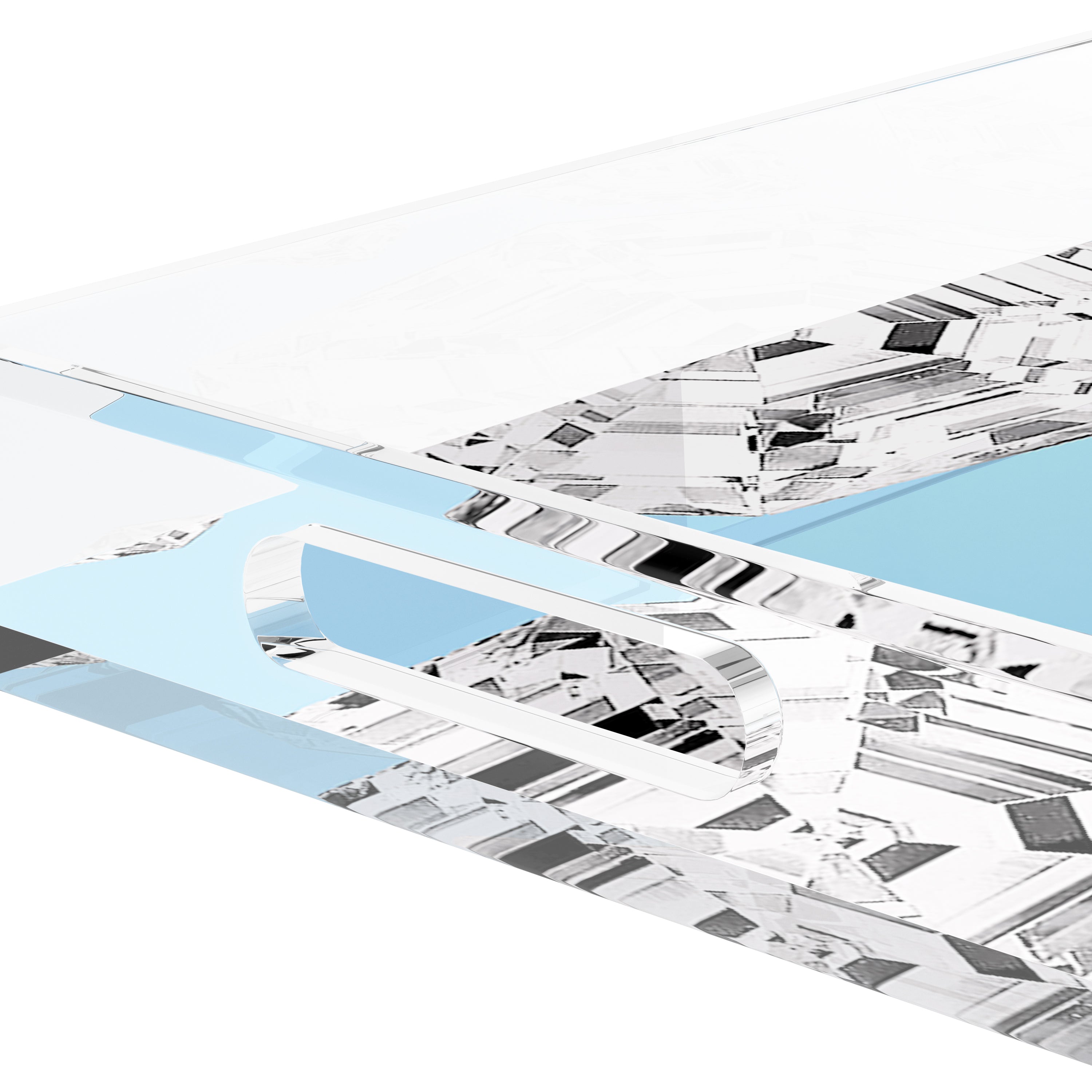 Got Rocks Gemstone Wedge 22.5X14.5 Acrylic Tray - nicolettemayer.com