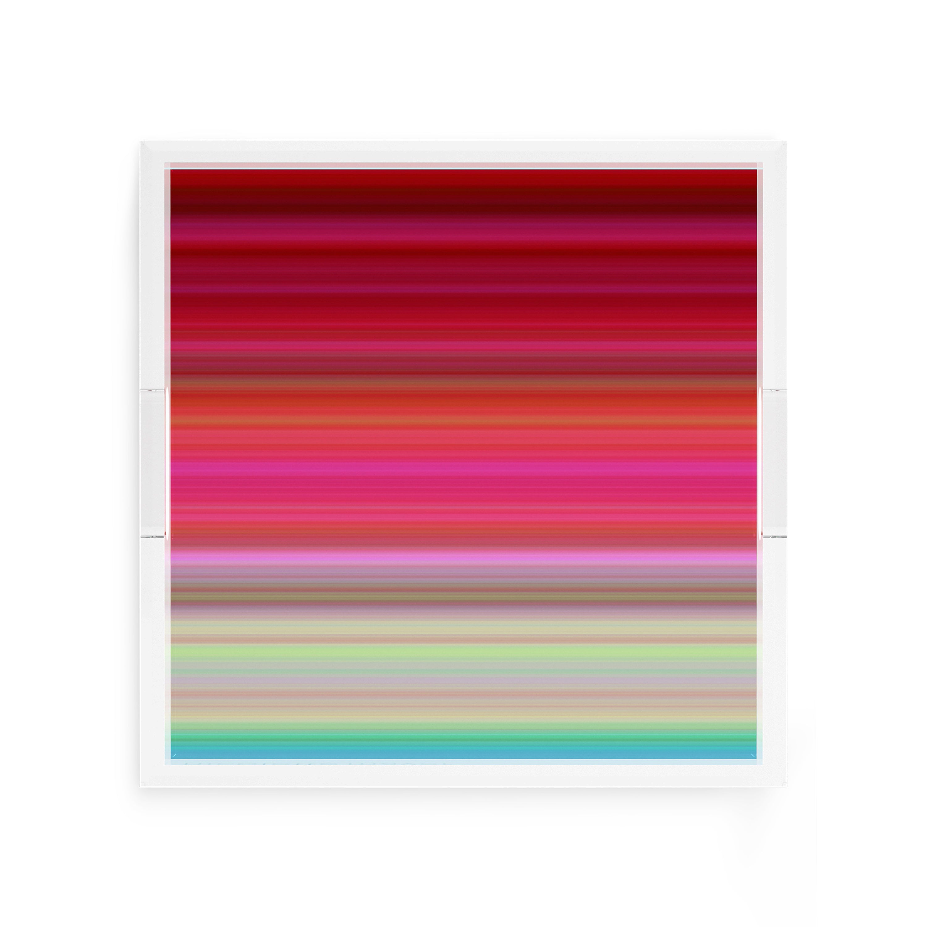Gradient Red 12X12 Acrylic Tray - nicolettemayer.com