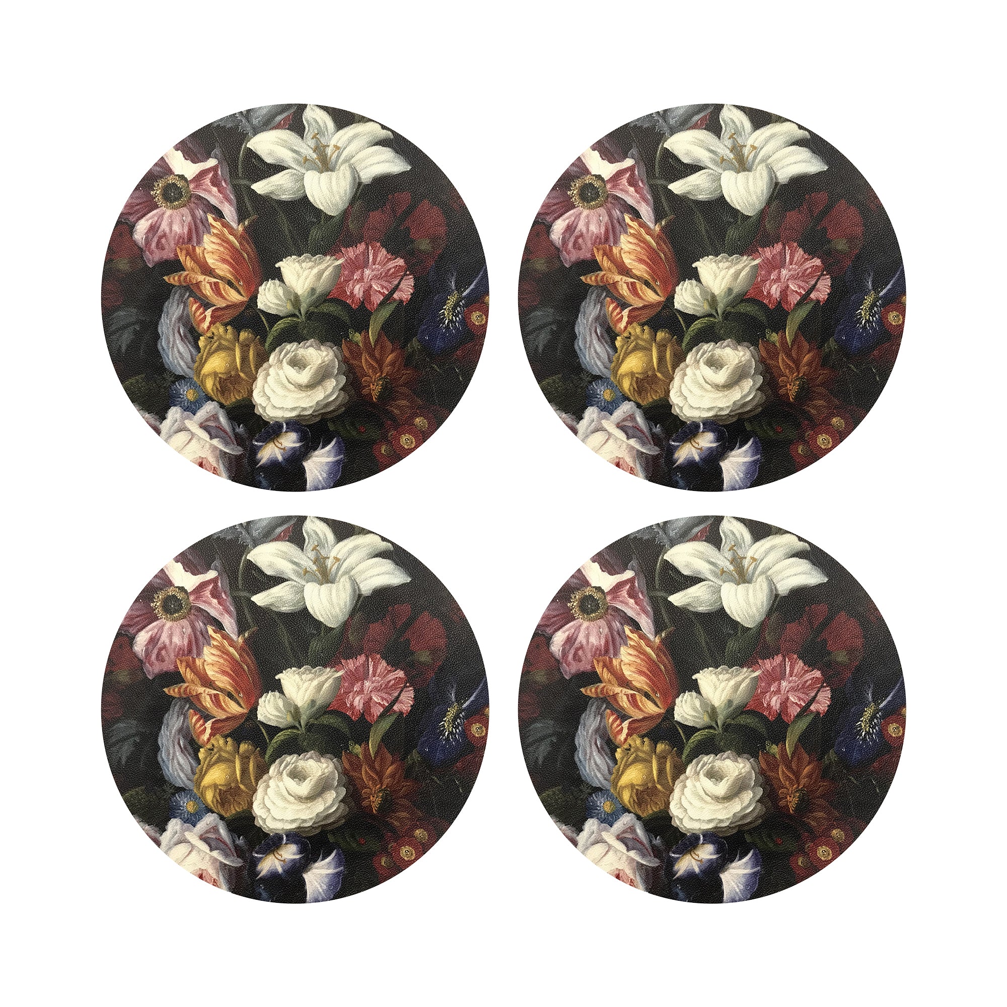 Guerlin Splendor 16 Round Pebble Placemat, Set Of 4 - nicolettemayer.com