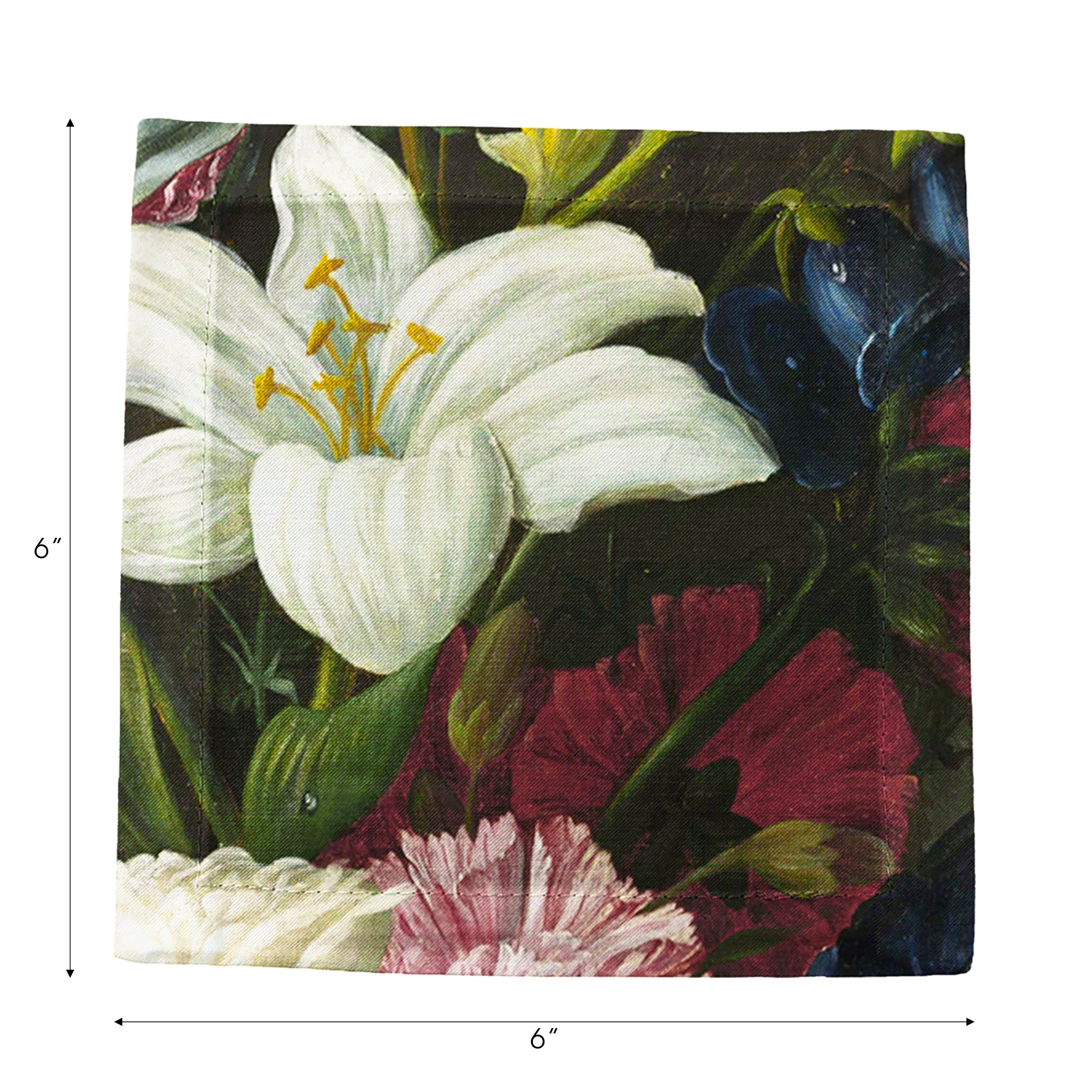 Guerlin Splender Cotton Sateen Cocktail Napkins