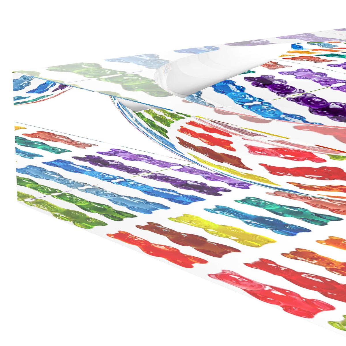 Gummy Bears White Acrylic Candy Catchall Dish
