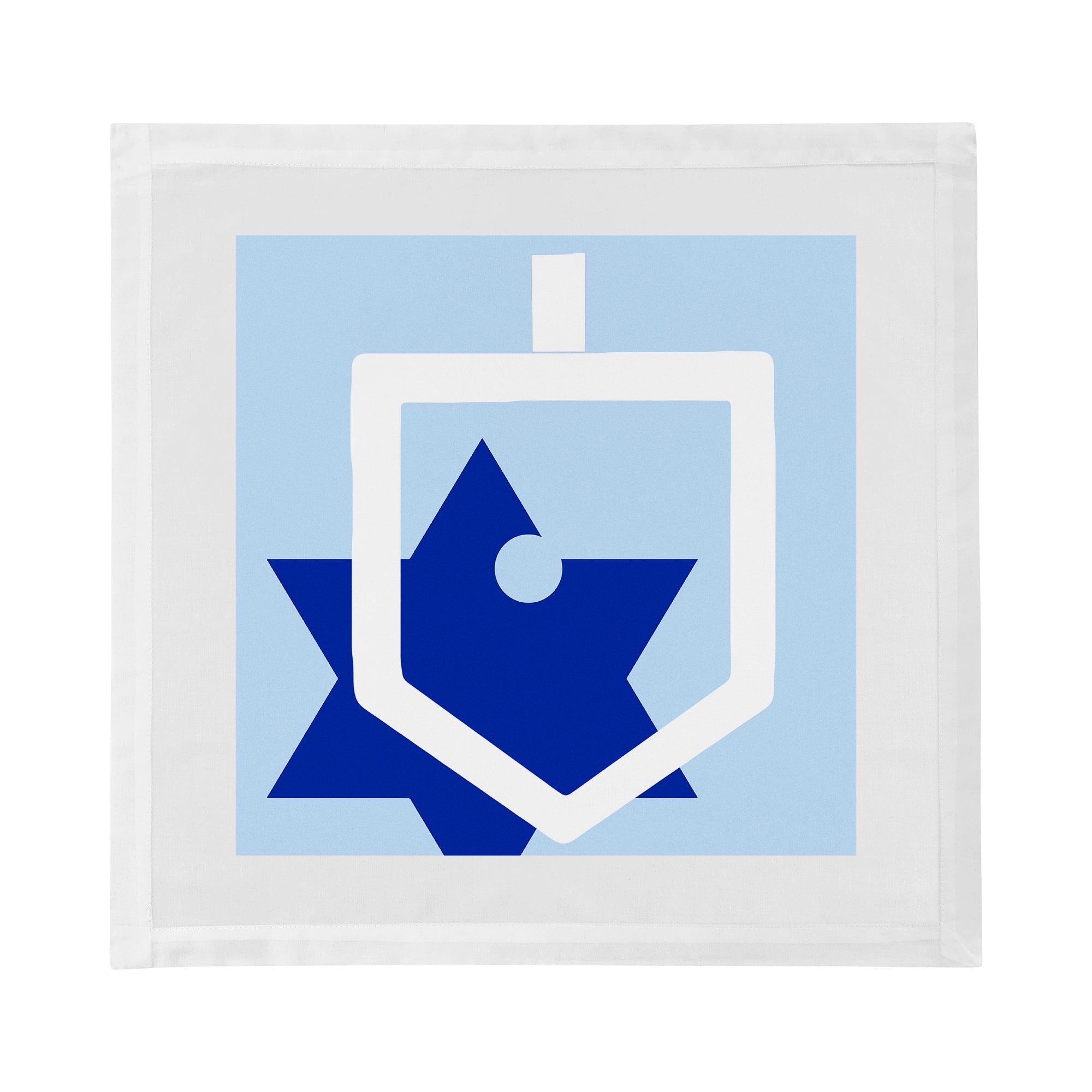 Hanukkah Dreidel Cotton Sateen Dinner Napkins