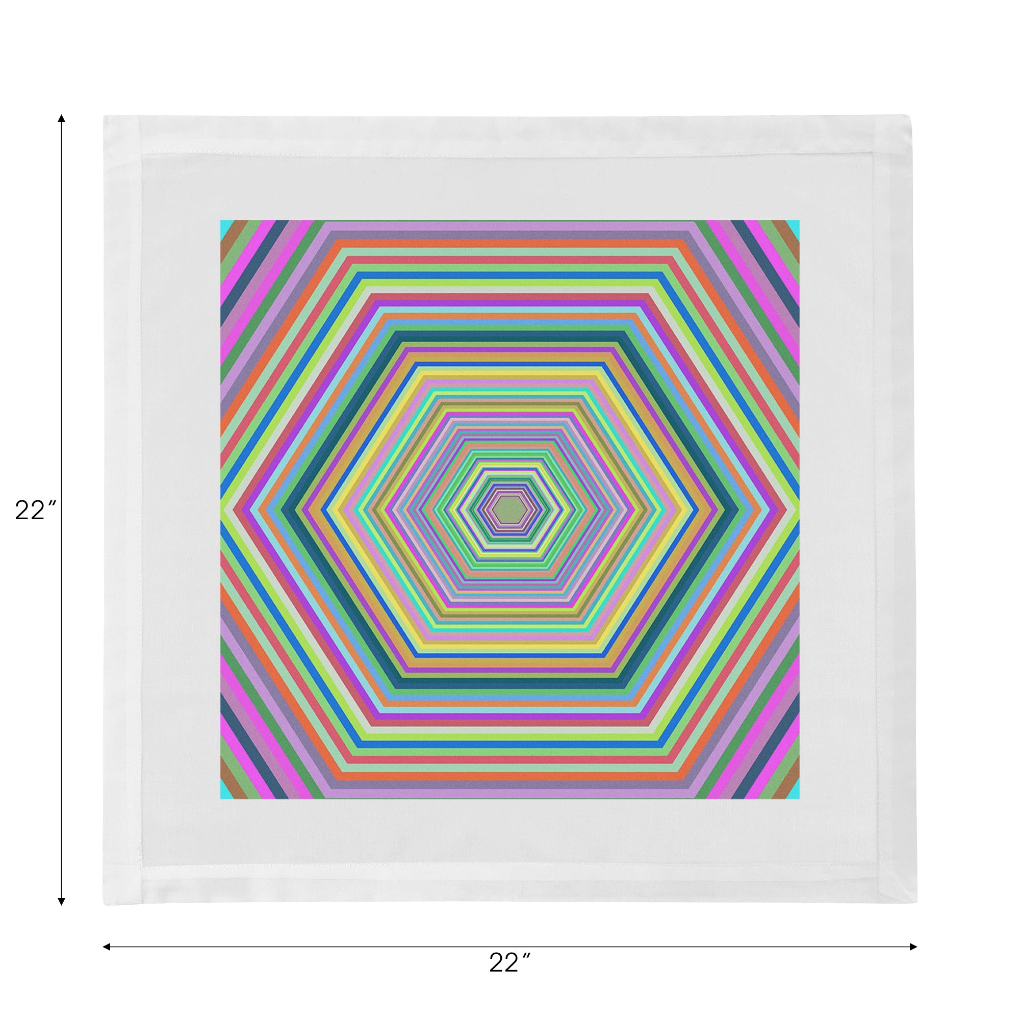 Hex Dylan Cotton Sateen Dinner Napkins - nicolettemayer.com
