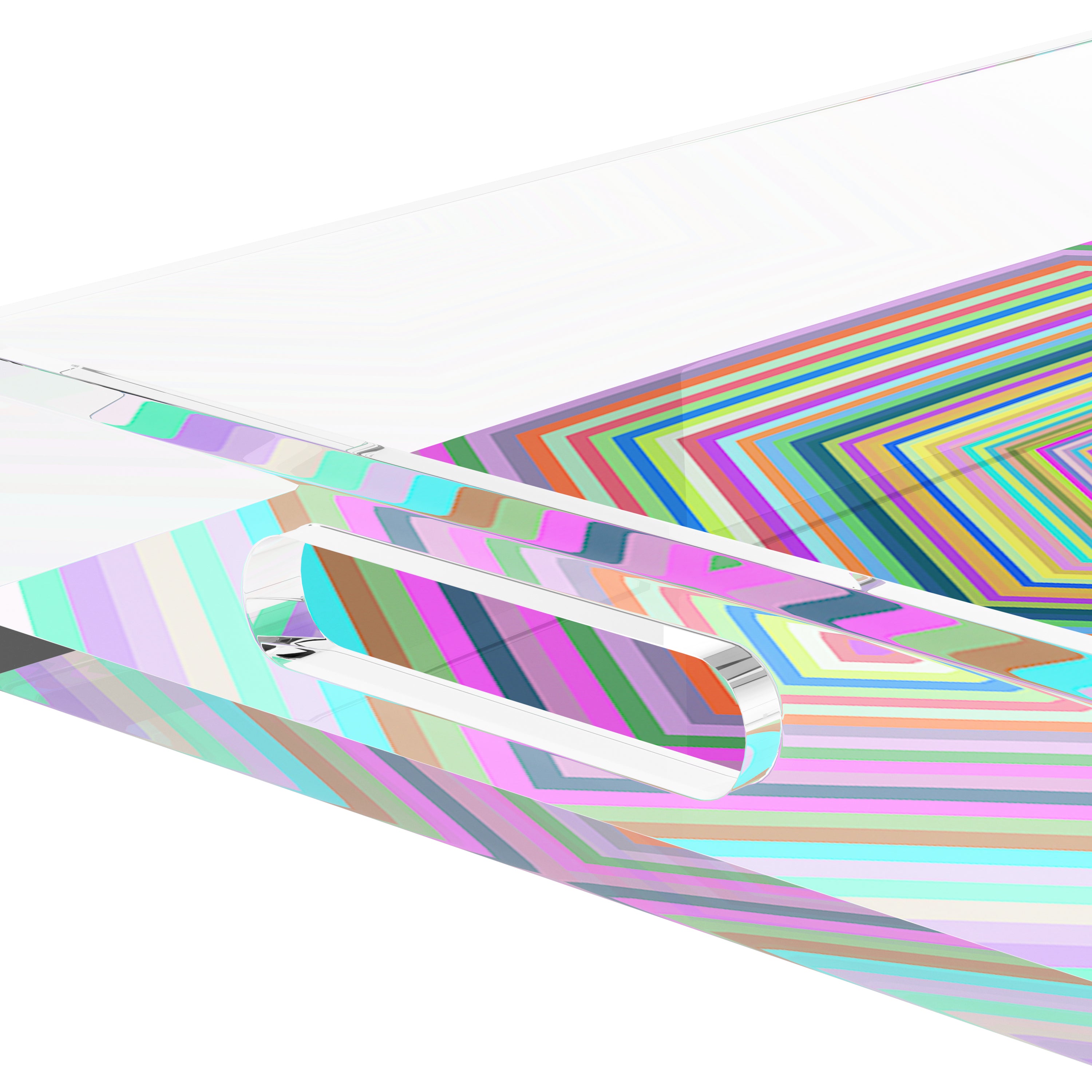 Hex Dylan 22.5X14.5 Acrylic Tray - nicolettemayer.com