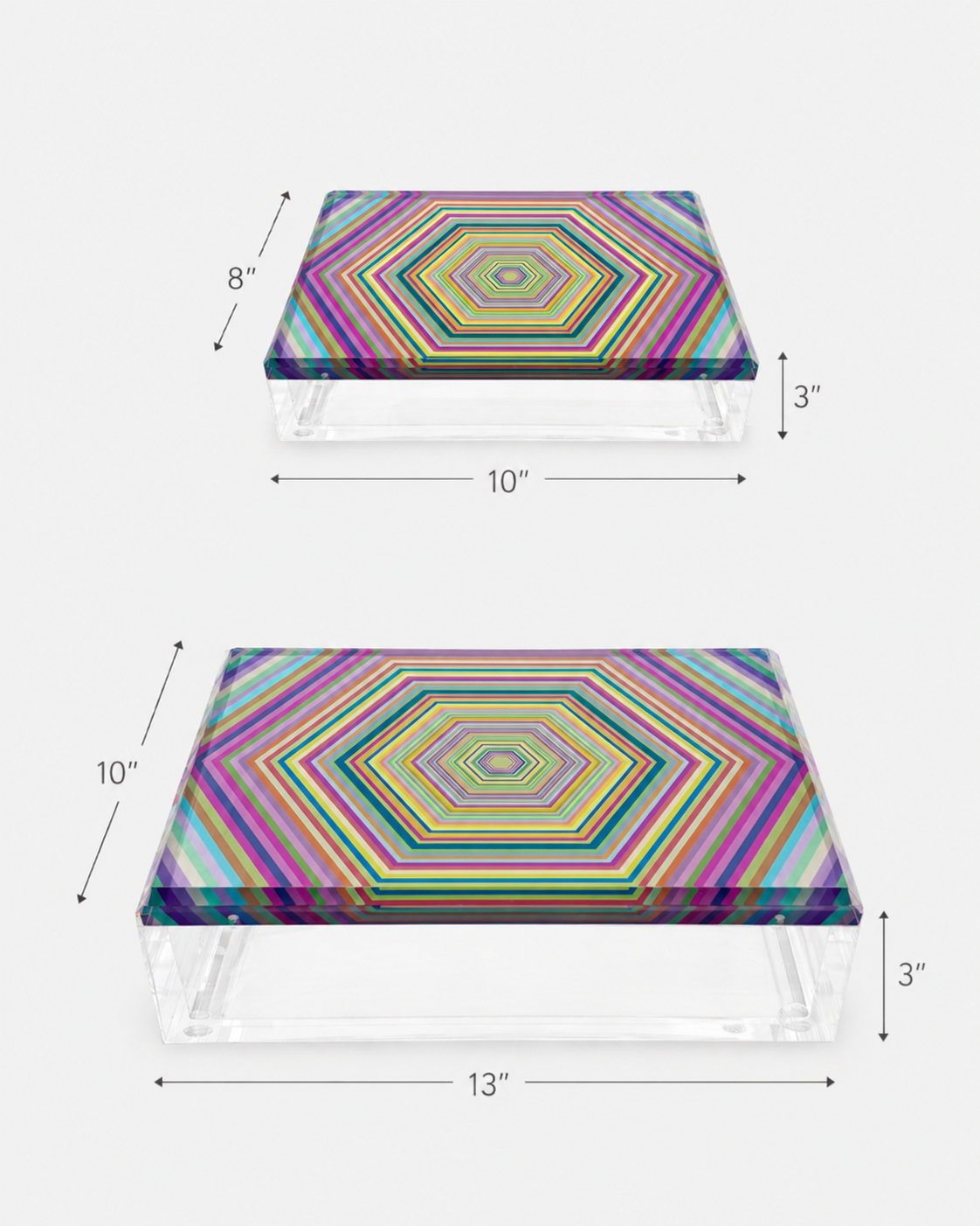 Hex Dylan Acrylic Box - nicolettemayer.com