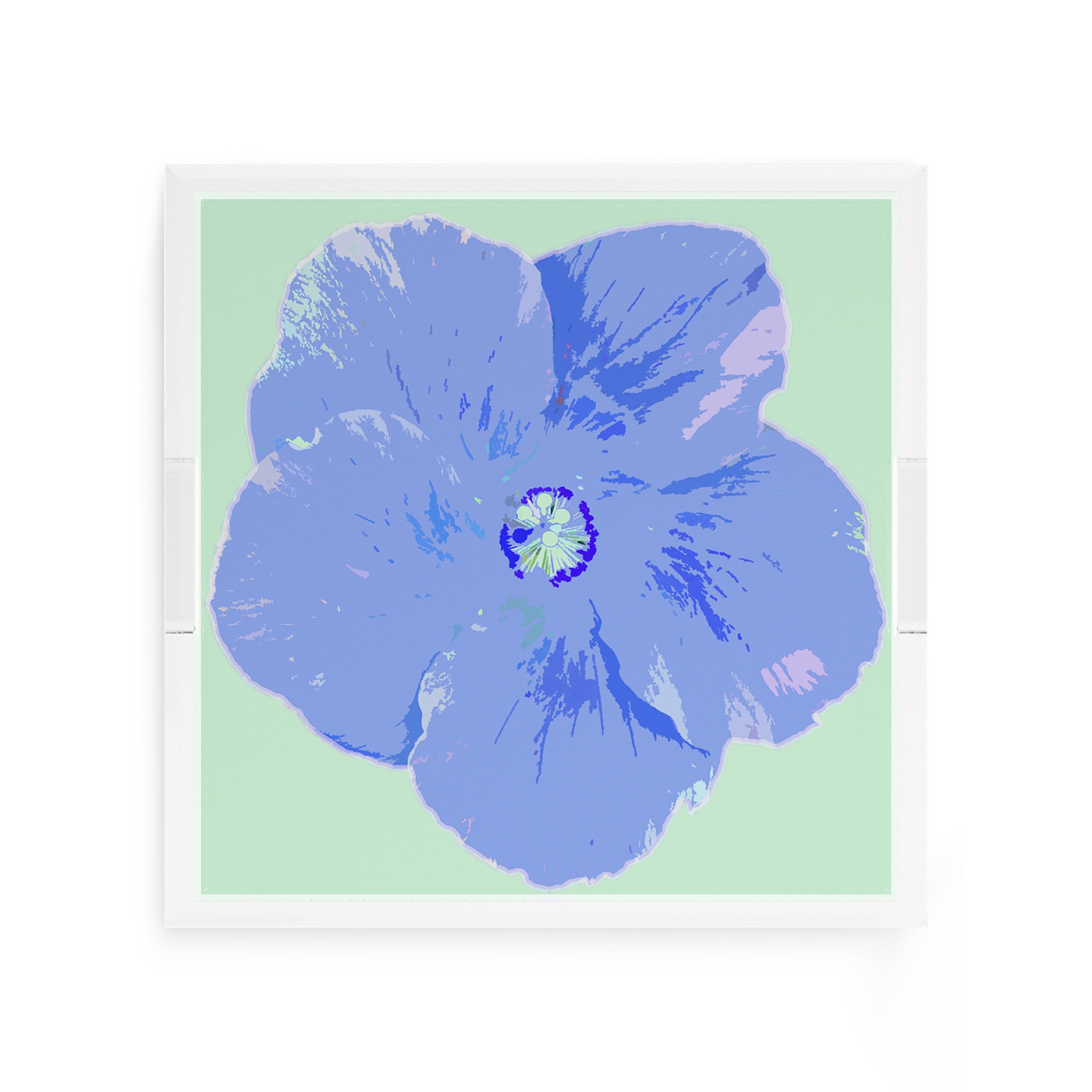 Hibiscus Clematis 12X12 Acrylic Tray - nicolettemayer.com