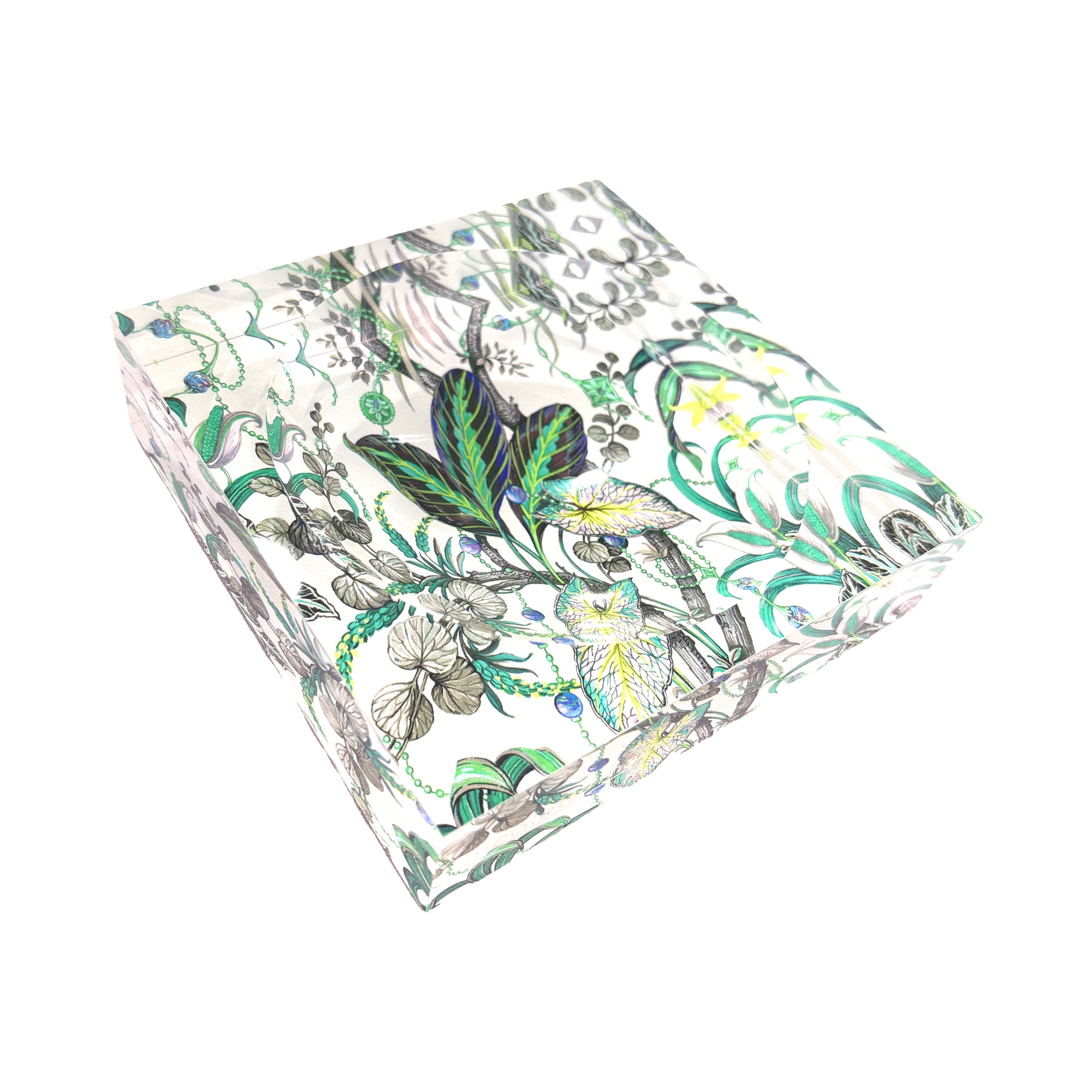 Amazonia Tourmaline Acrylic Candy Catchall Dish