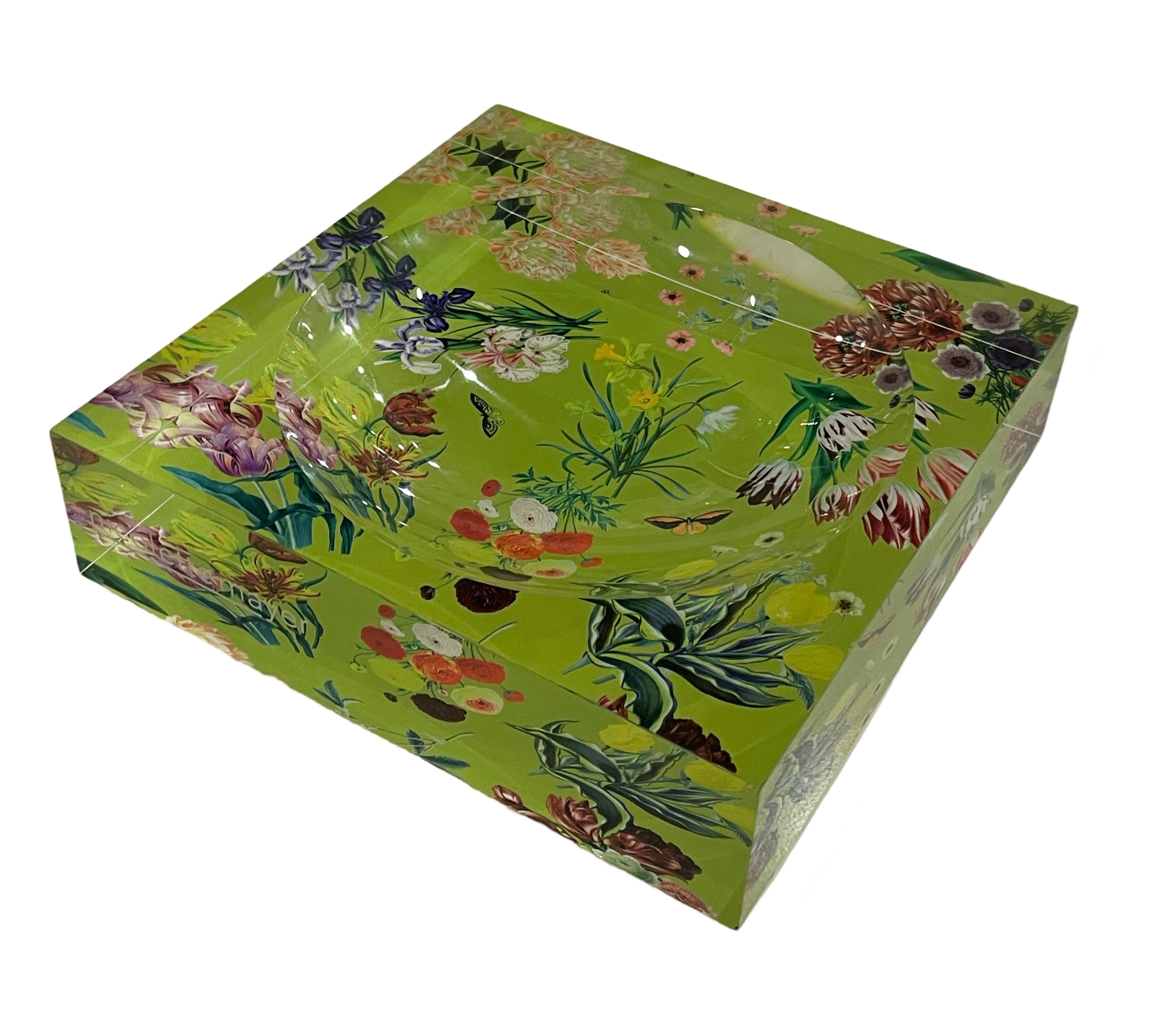 Flora Fauna Fontana Acrylic Candy Catchall Dish