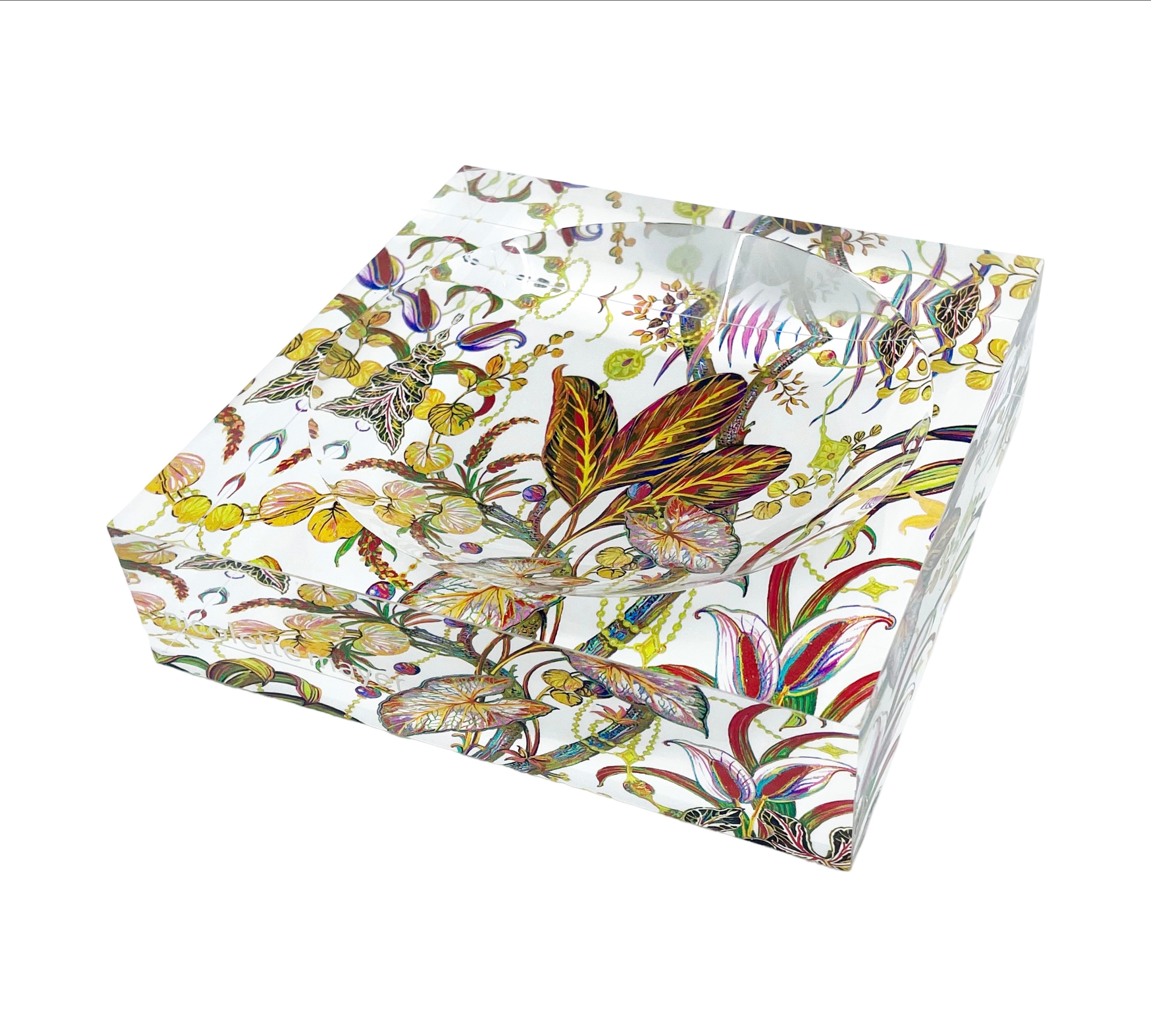 Amazonia Splendor Acrylic Candy Catchall Dish