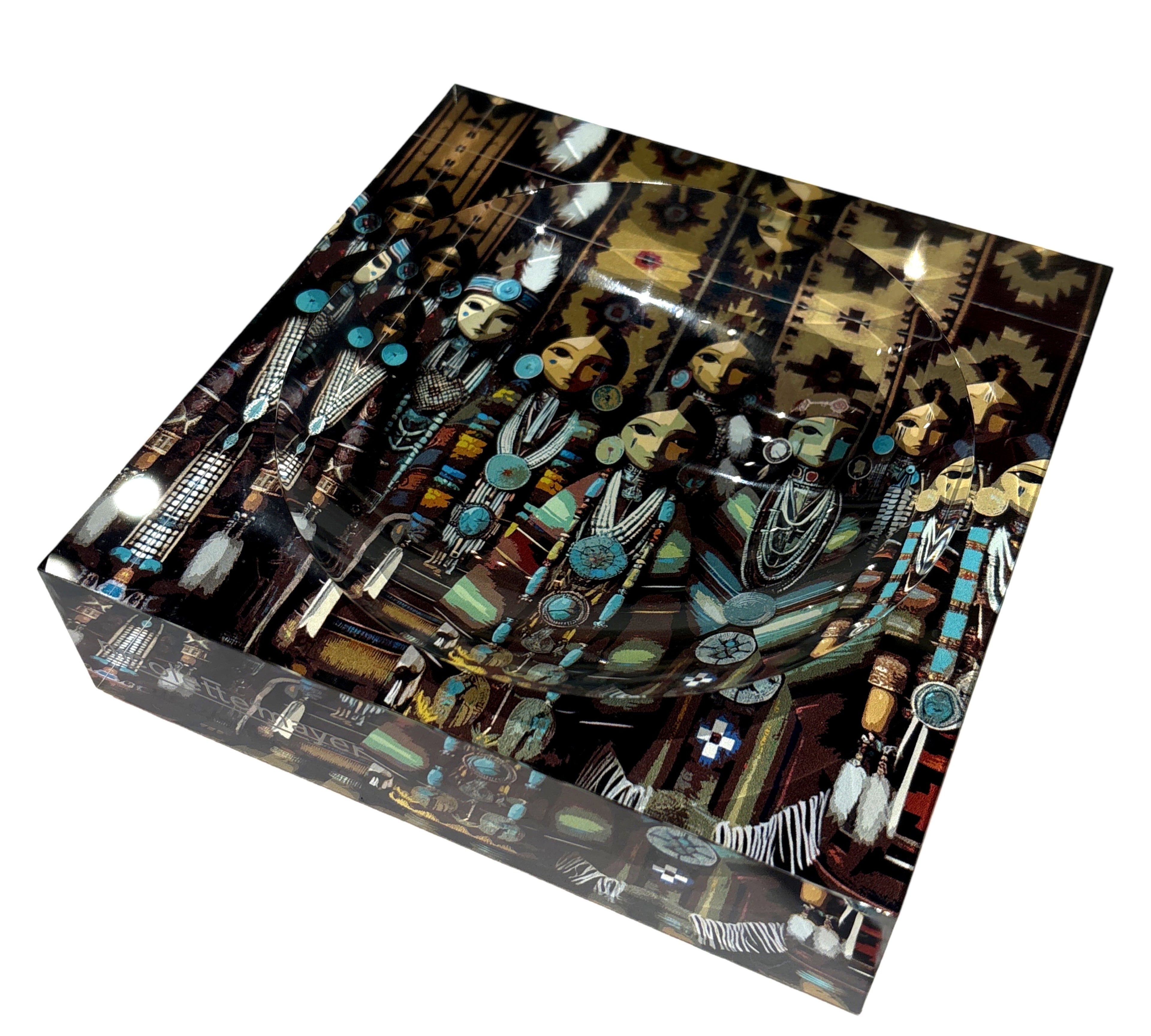 Kachina Dolls Inspired Collection Acrylic Candy Catchall Dish