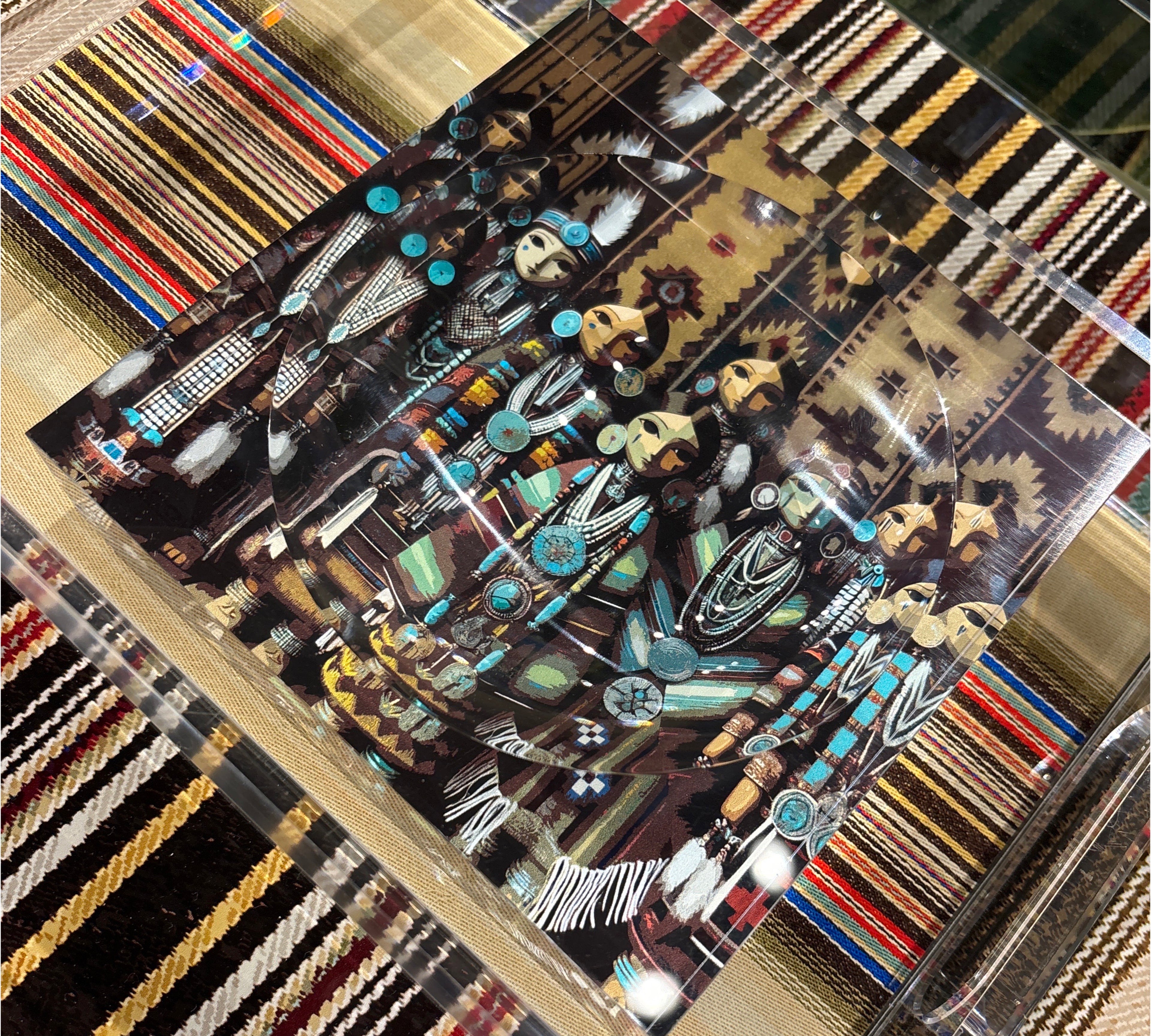 Kachina Dolls Inspired Collection Acrylic Candy Catchall Dish - nicolettemayer.com