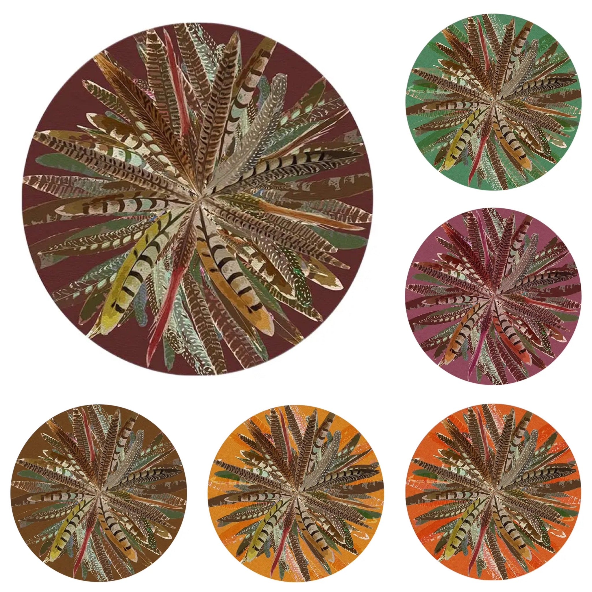 Pheasant Feathers A Set of