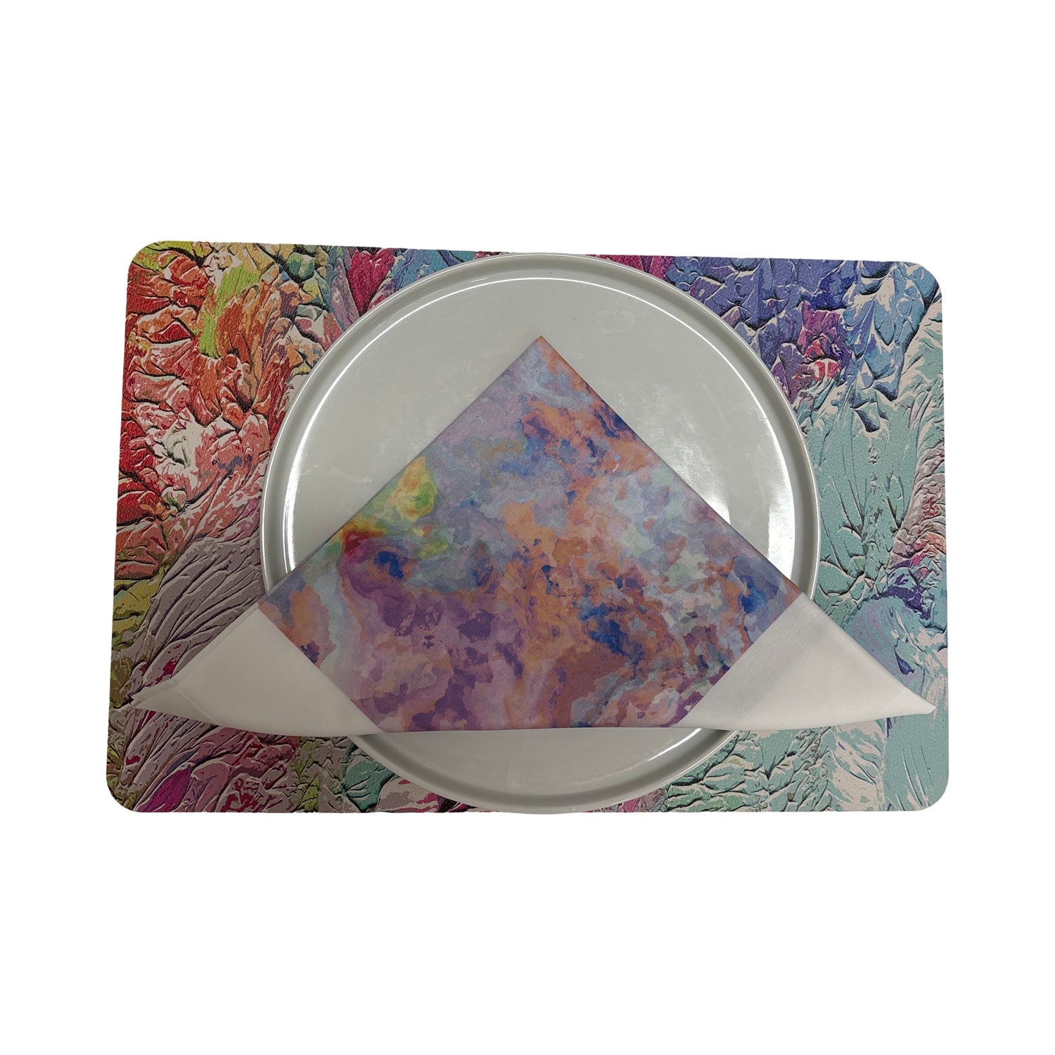 Impressionism Passiflora 22X22 Cotton Sateen Napkin, Set Of 4