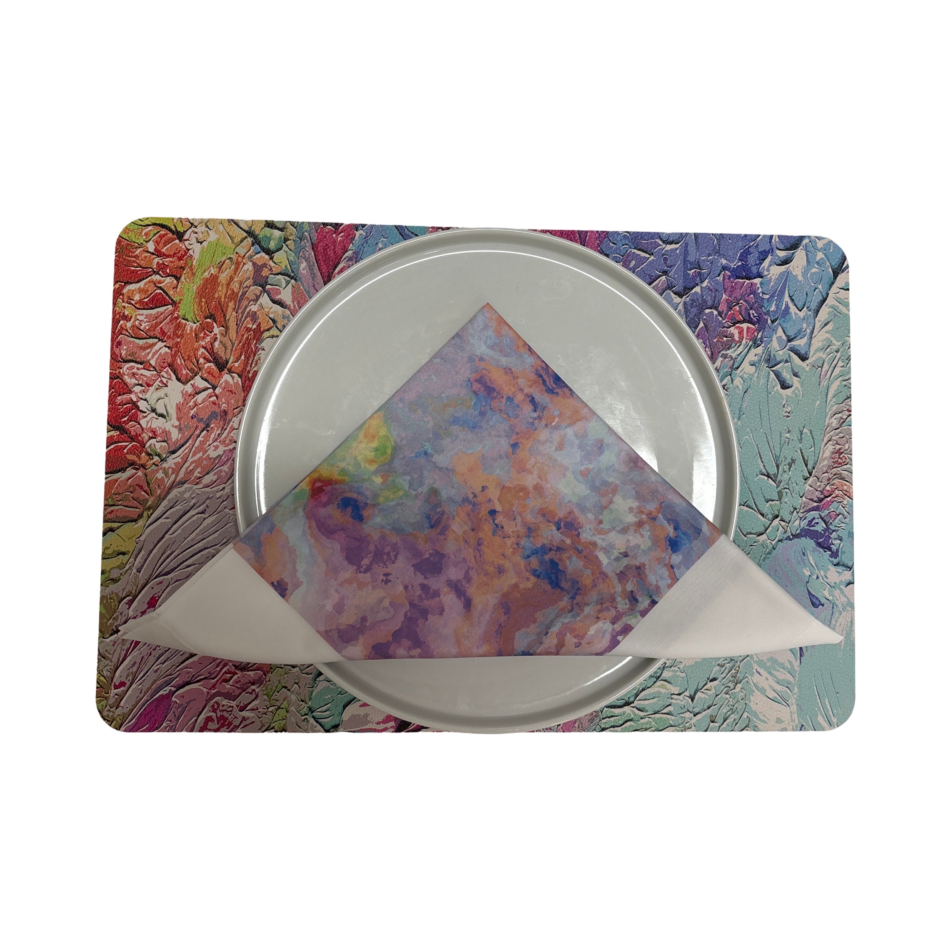 Impressionism Passiflora 22X22 Cotton Sateen Napkin, Set Of 4