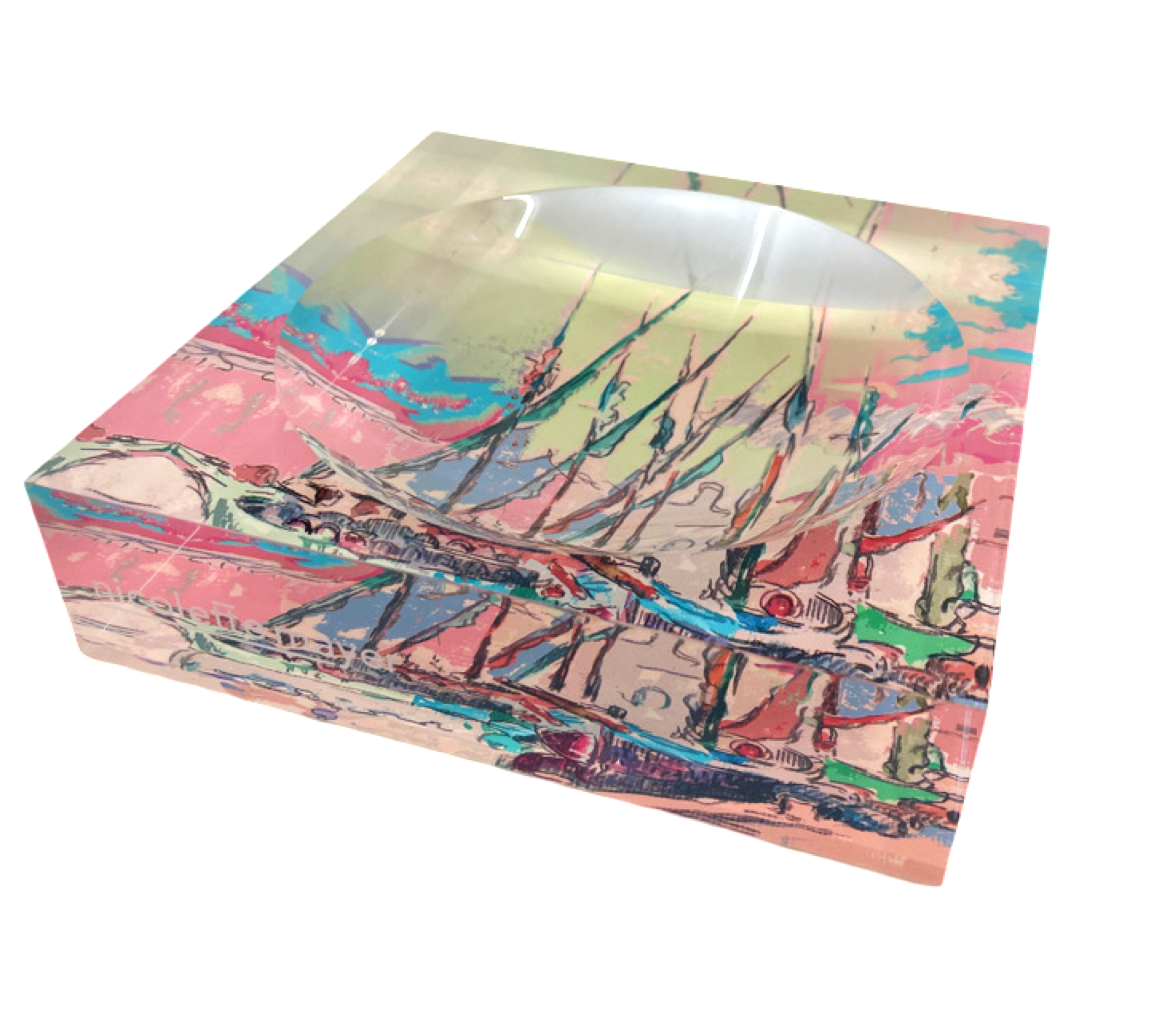 Saint Tropez Boats Spring Acrylic Candy Catchall Dish