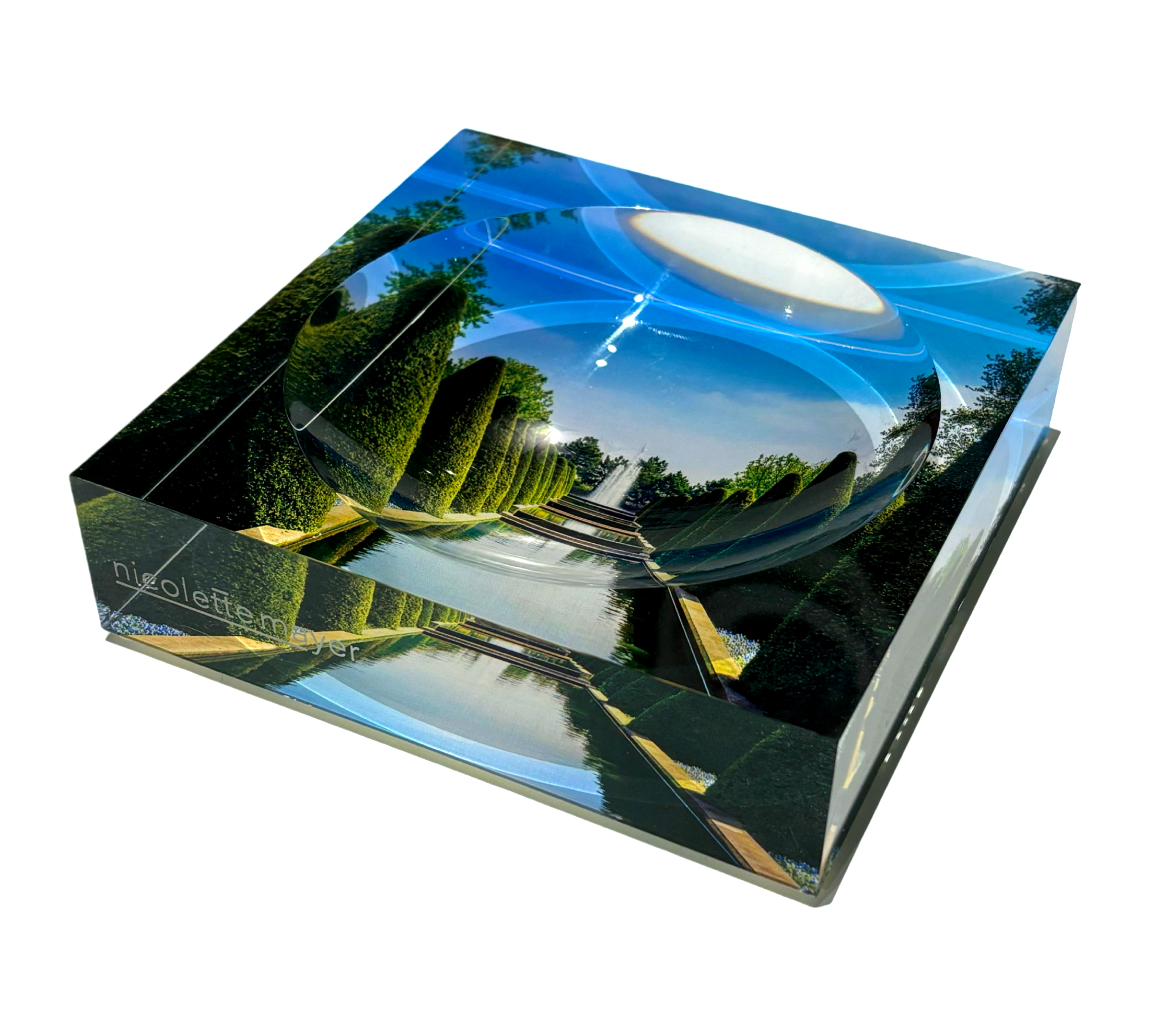 Conical Topiary Acrylic Candy Catchall Dish