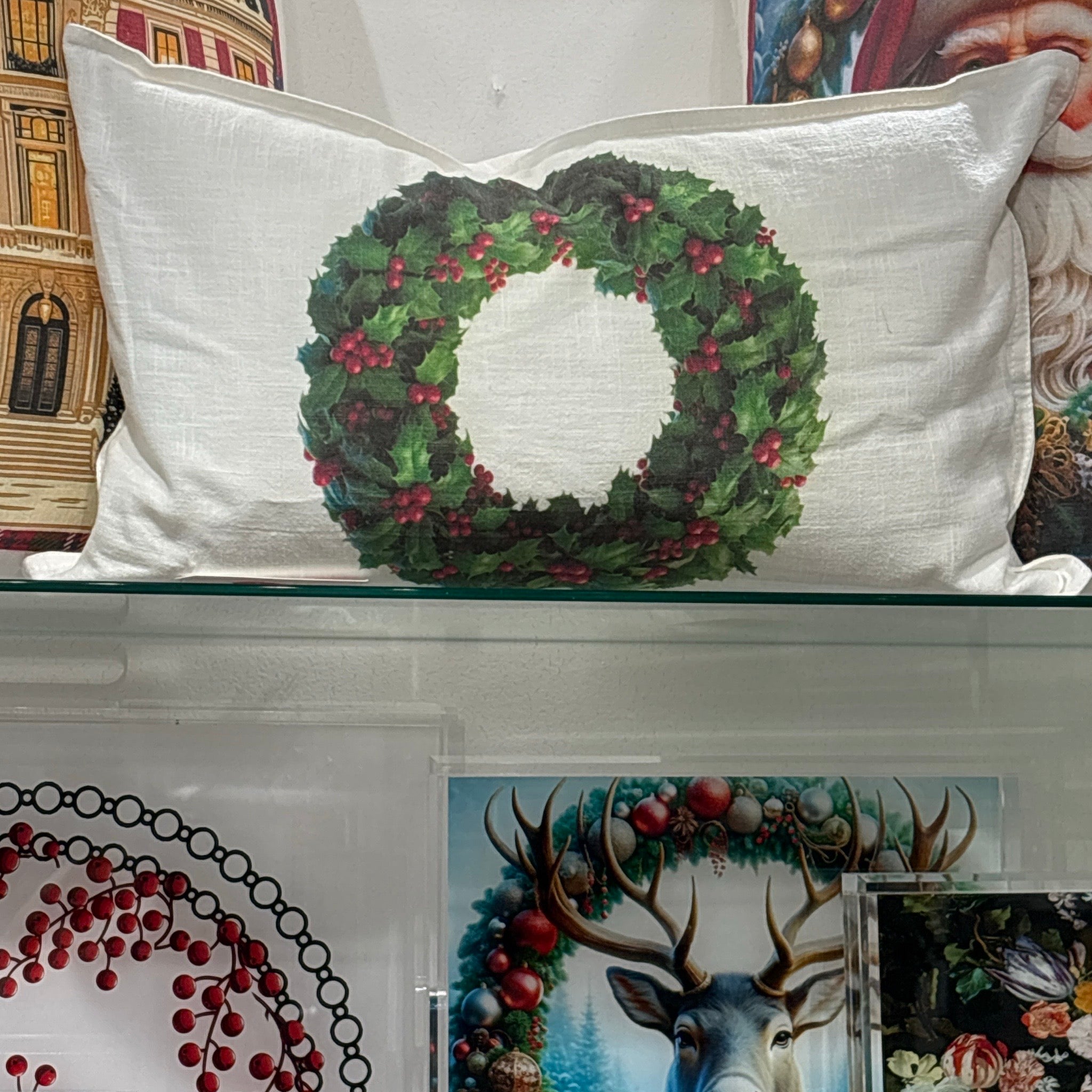 Holly 20x12 White Flange Pillow