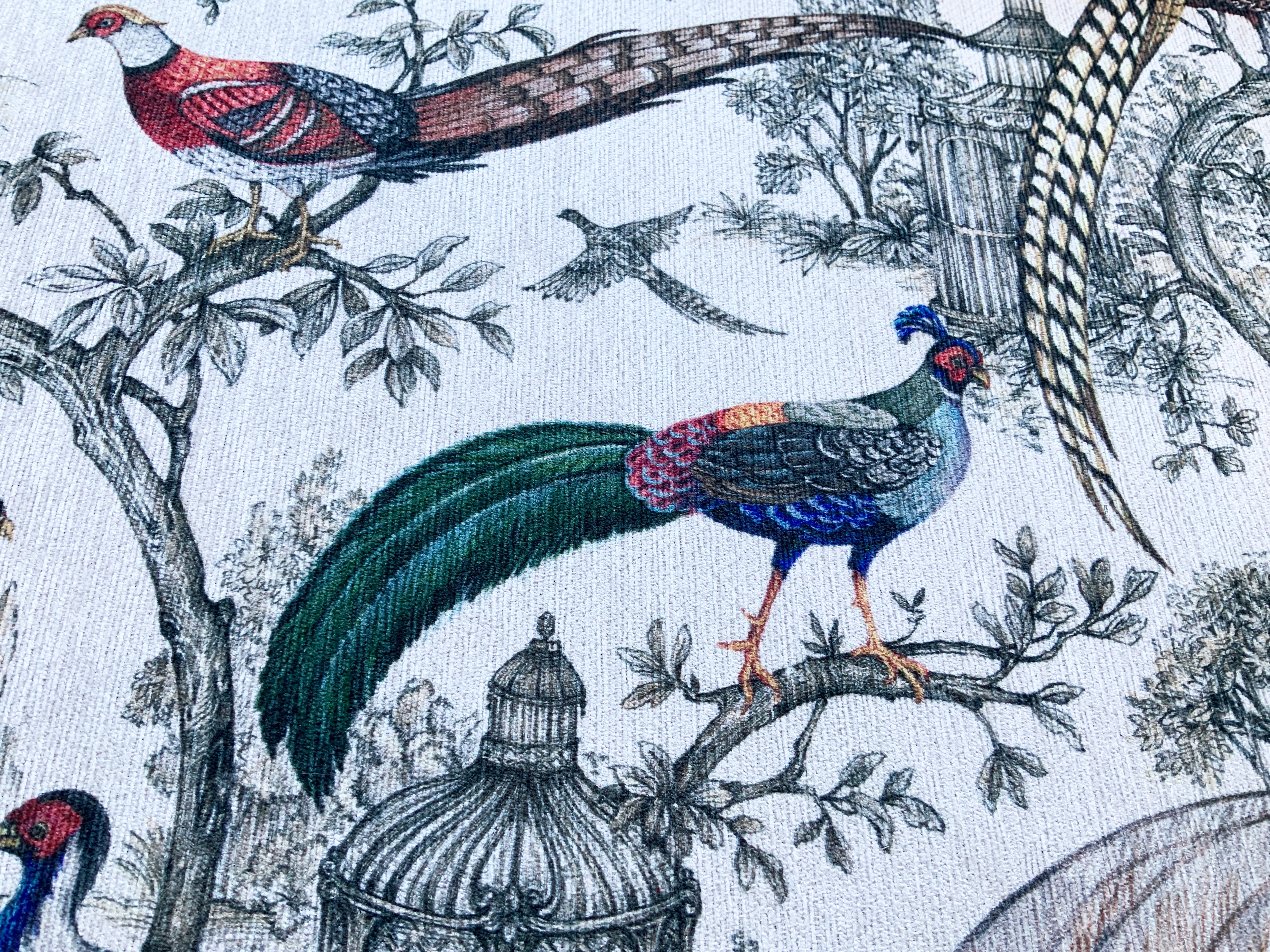 Sauvage White Microfiber Rectangle Washable Rug