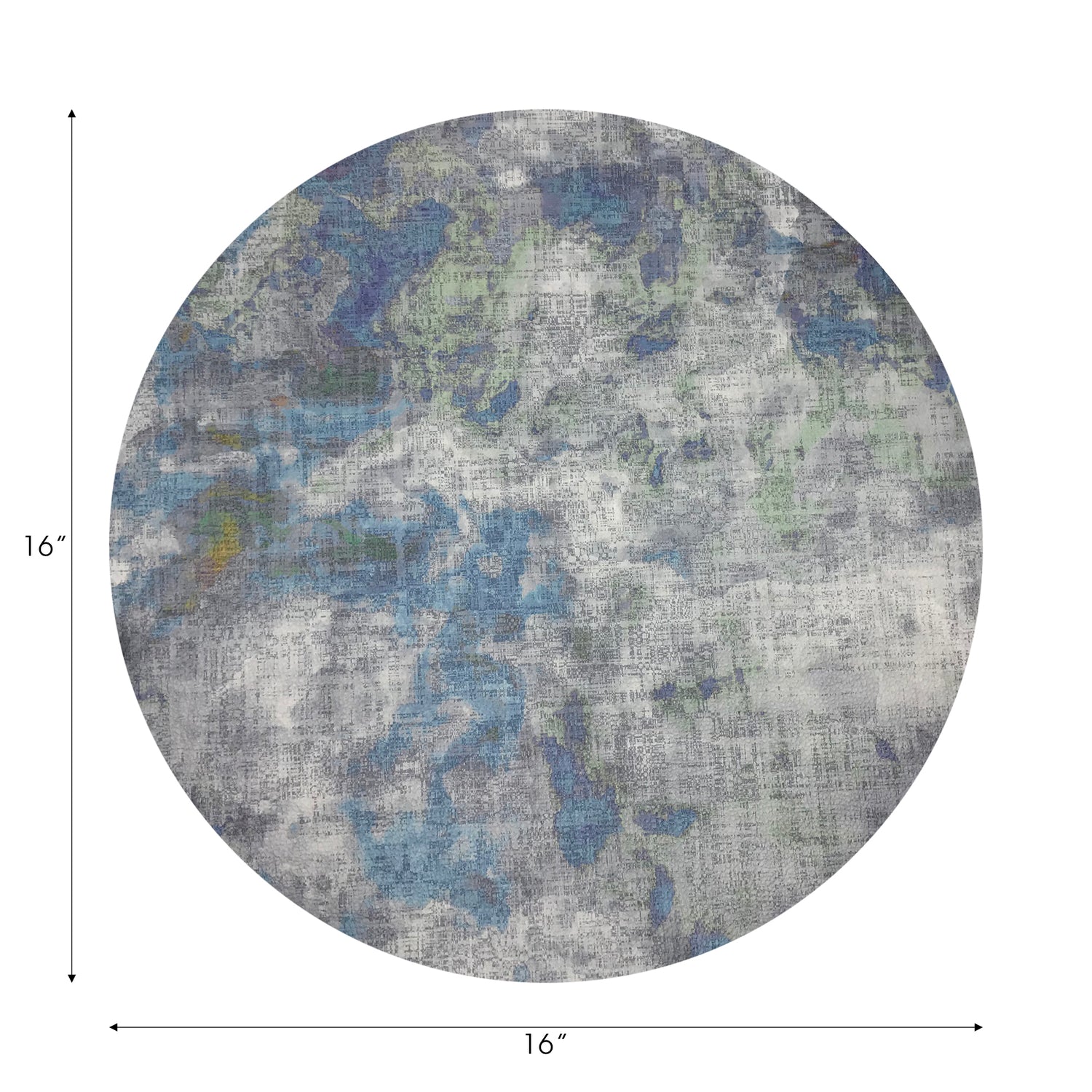 Impressionism Opulence 16" Round Pebble Placemats, Set of 4 - nicolettemayer.com