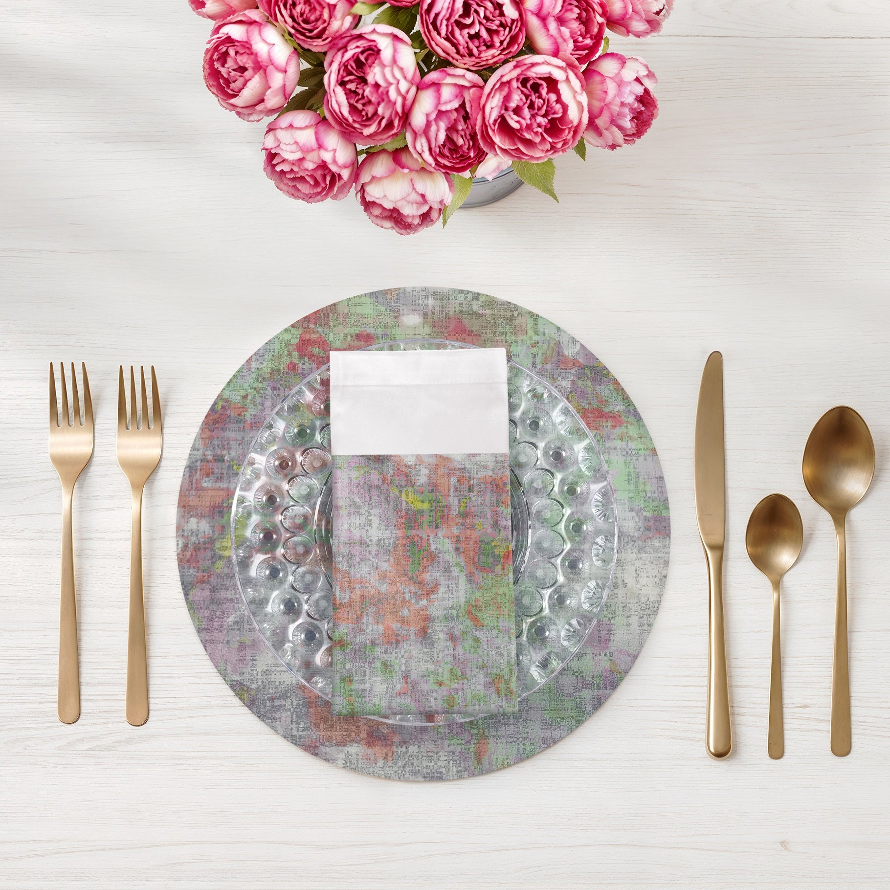 Impressionism Holiday 22X22 Hemstitch Napkin, Set Of 4 - nicolettemayer.com