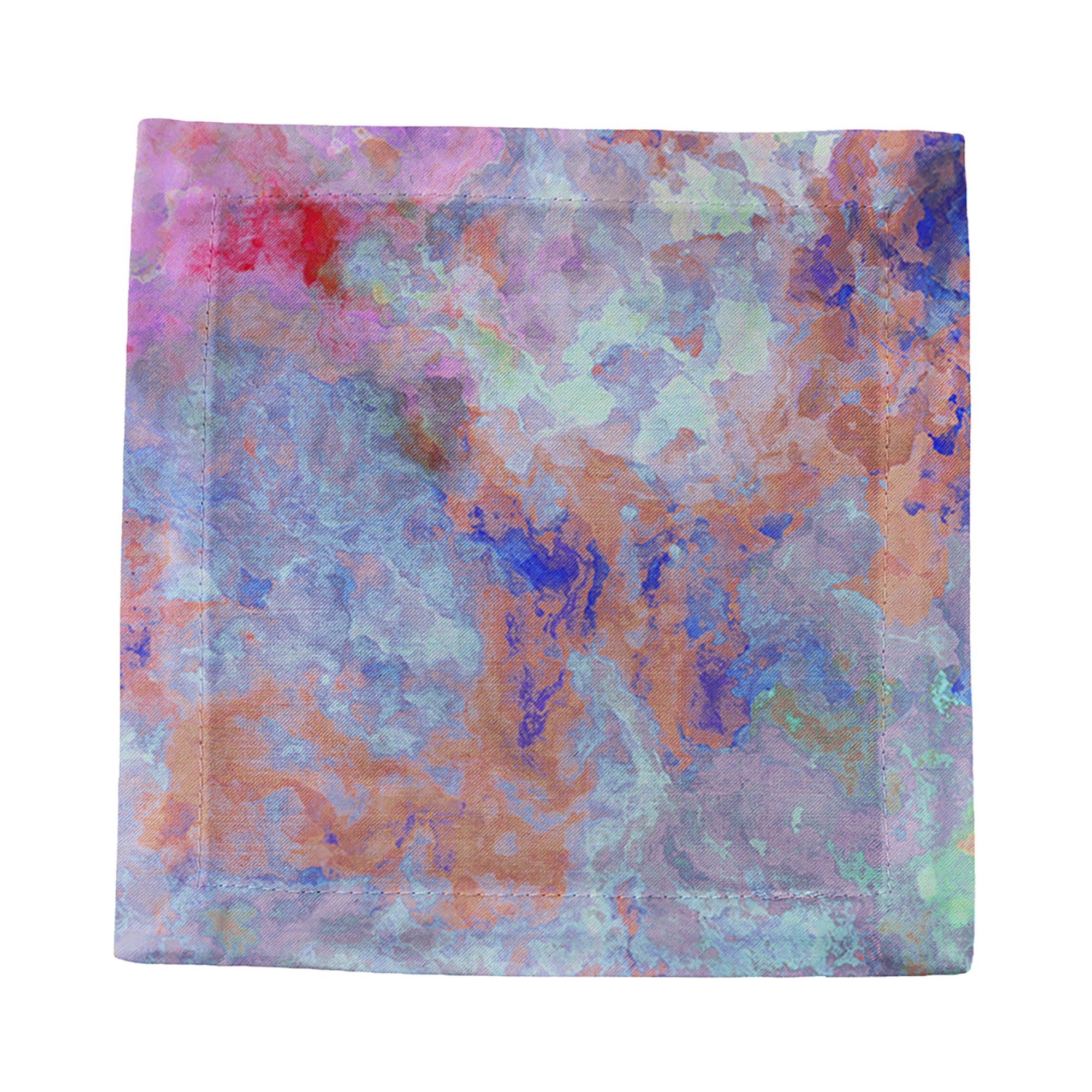 Impressionism Passiflora Cotton Sateen Cocktail Napkins