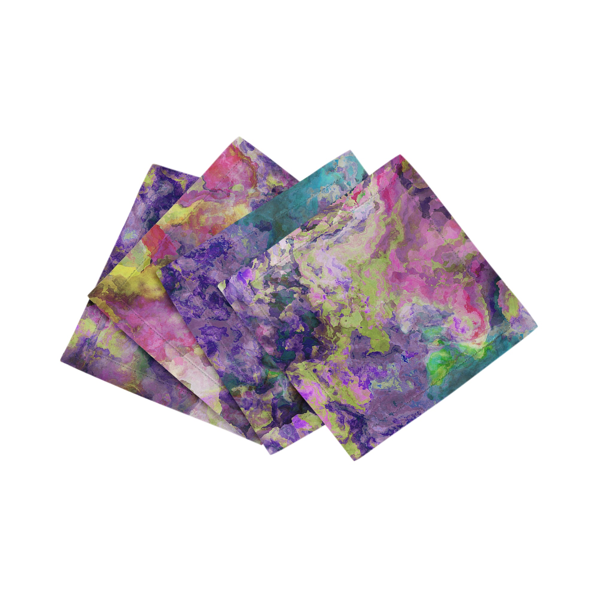 Impressionism Winter Gems Cotton Sateen Cocktail Napkins