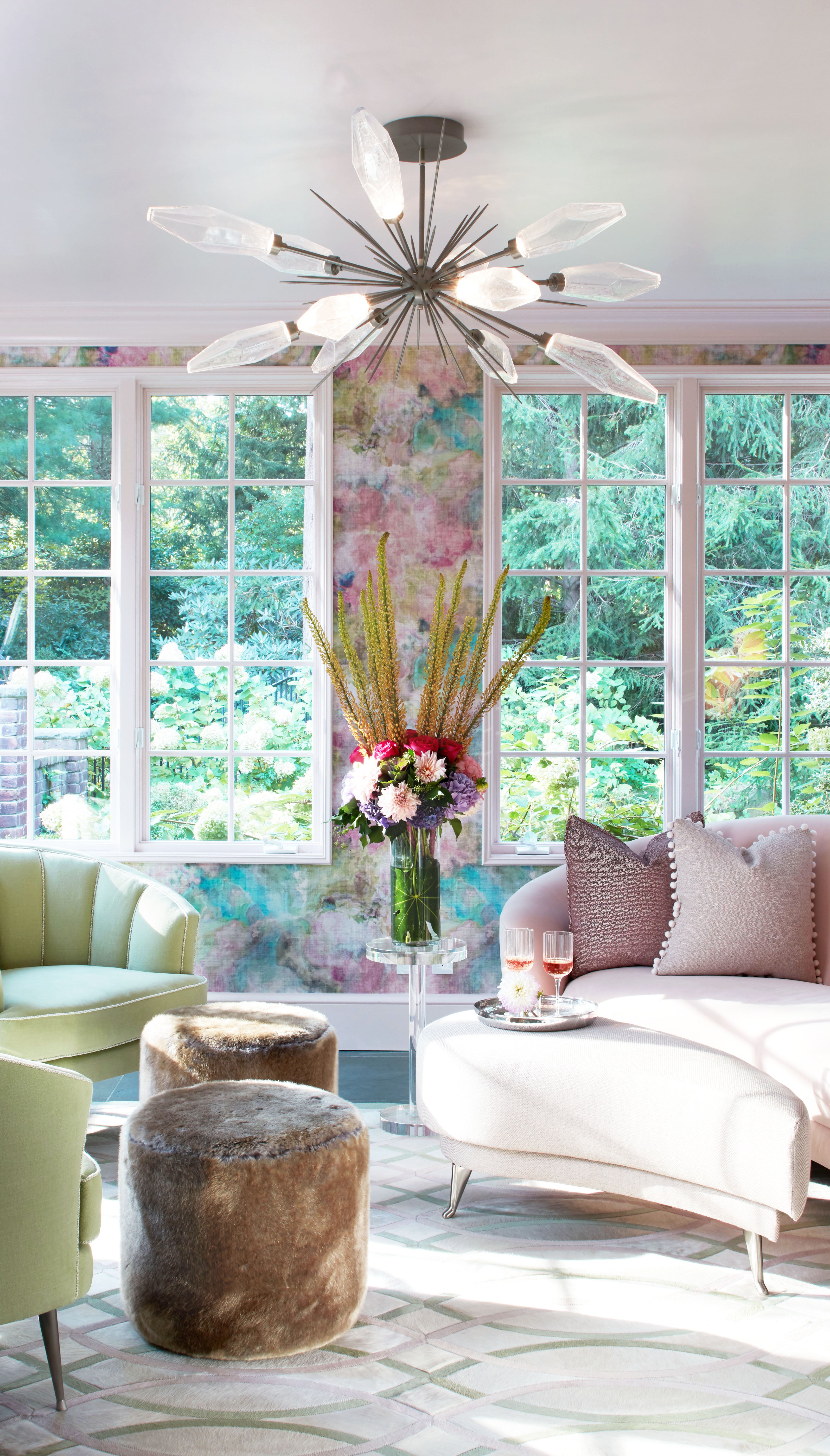 Impressionism Richesse Grasscloth Printed Wallpaper - nicolettemayer.com