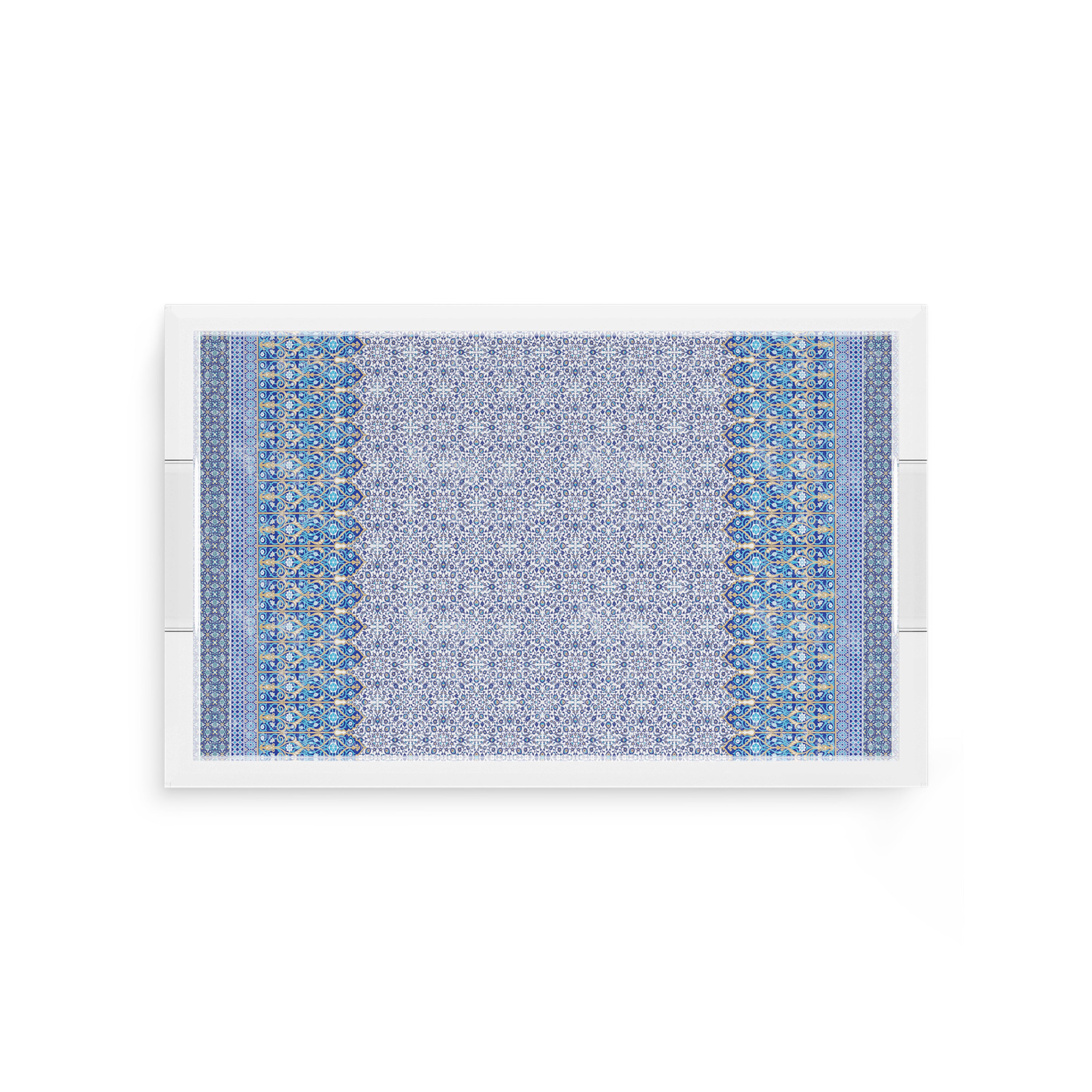 Iznik Classic 12.5X7.75 Acrylic Tray - nicolettemayer.com