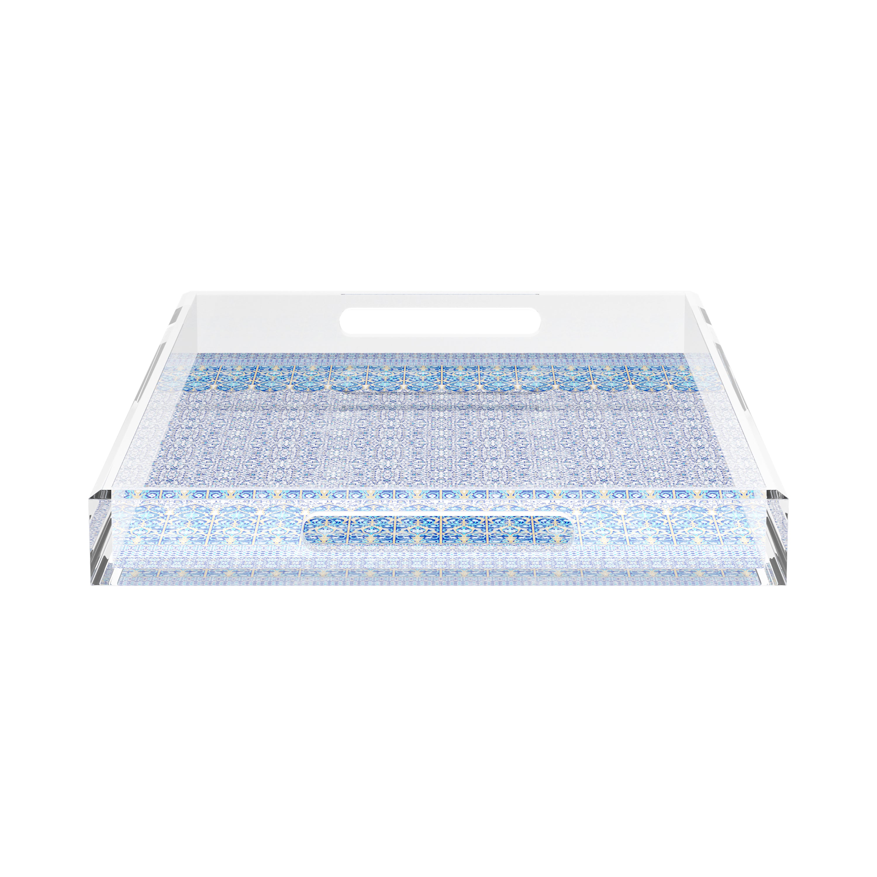 Iznik Classic 22.5X14.5 Acrylic Tray - nicolettemayer.com