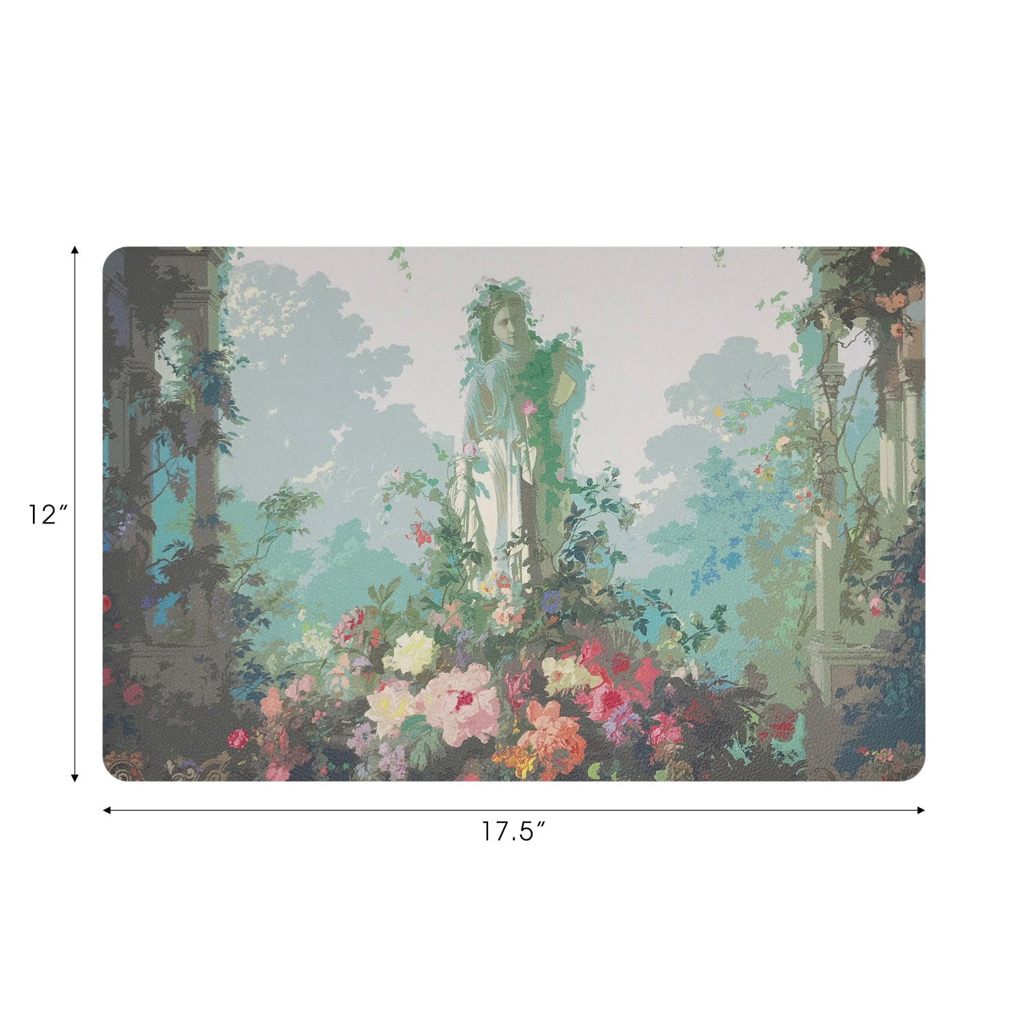 Jardin Defosse Chantilly 17.5 Rectangle Pebble Placemat, Set Of 4 - nicolettemayer.com