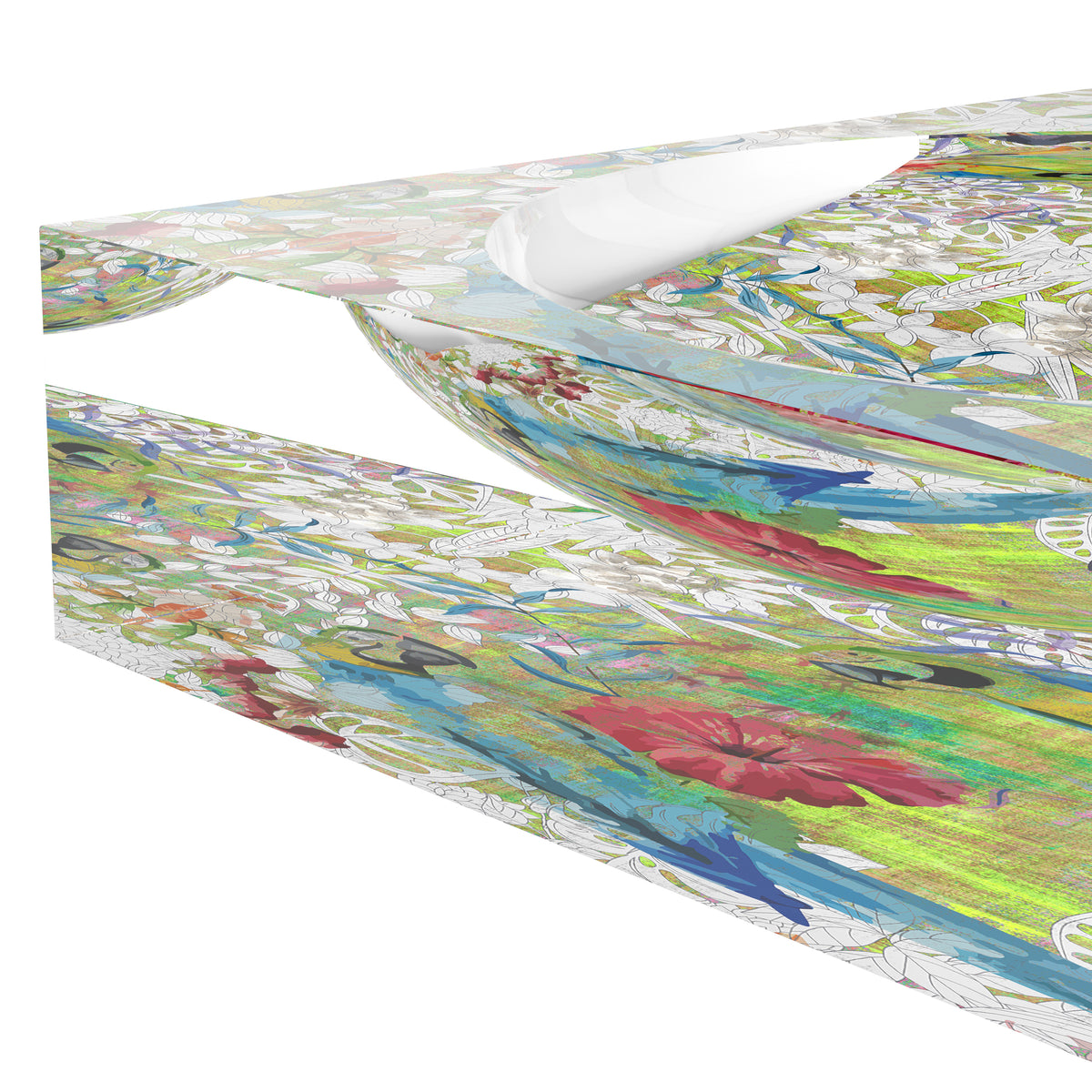 Jungle Love Citron Acrylic Candy Catchall Dish